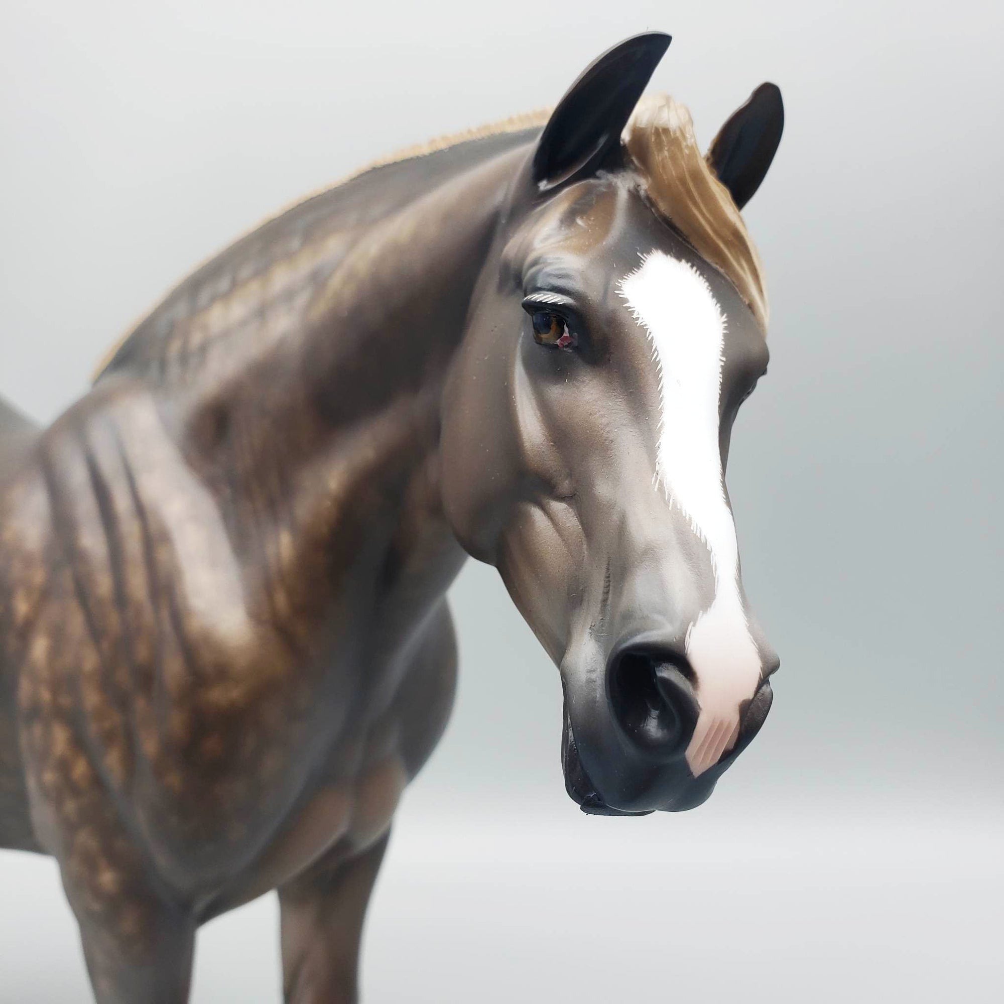 Lara - OOAK - Star Dapple Chestnut Heavy Draft Mare by Sheryl Leisure - Best Offer 5/30/23