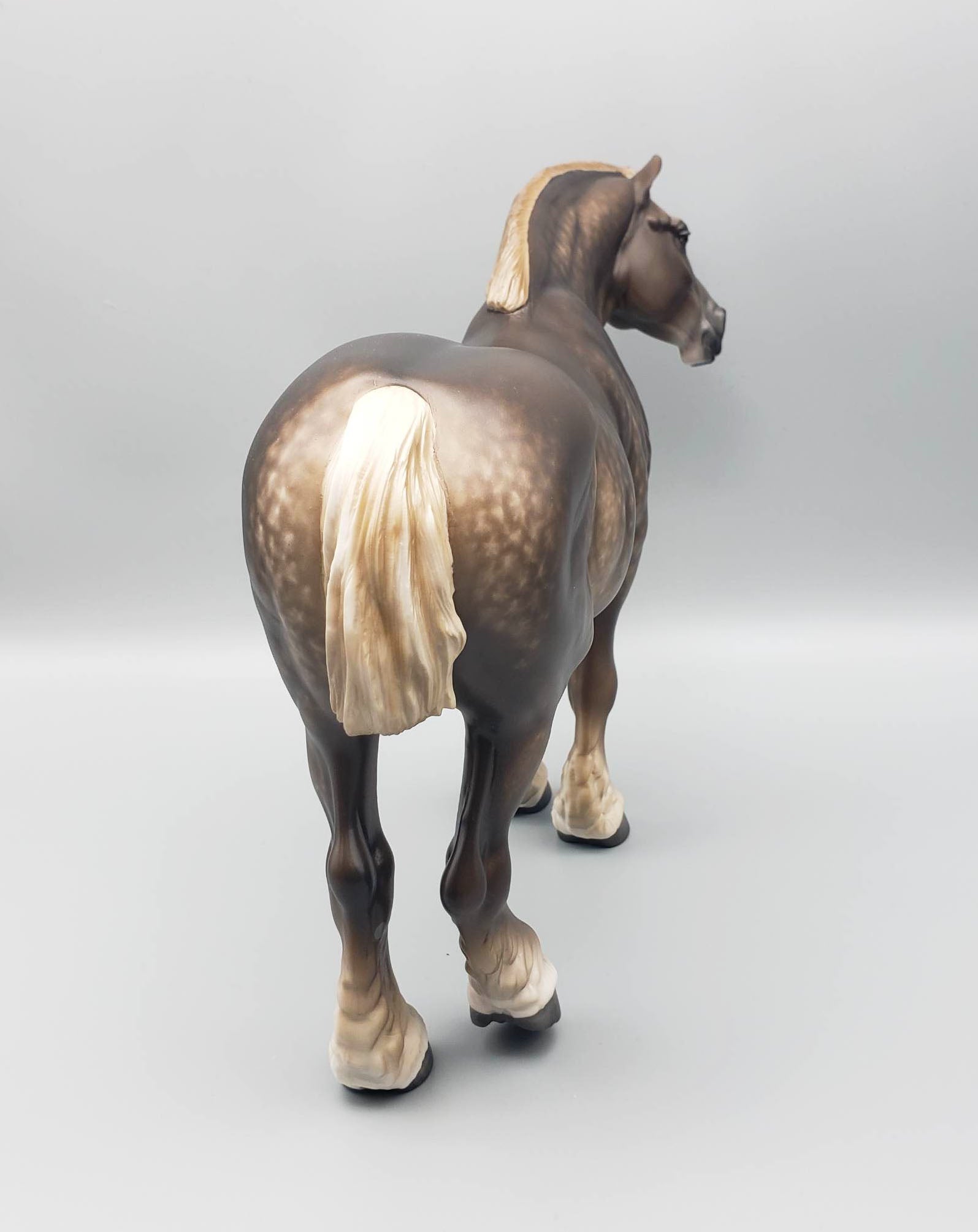 Lara - OOAK - Star Dapple Chestnut Heavy Draft Mare by Sheryl Leisure - Best Offer 5/30/23