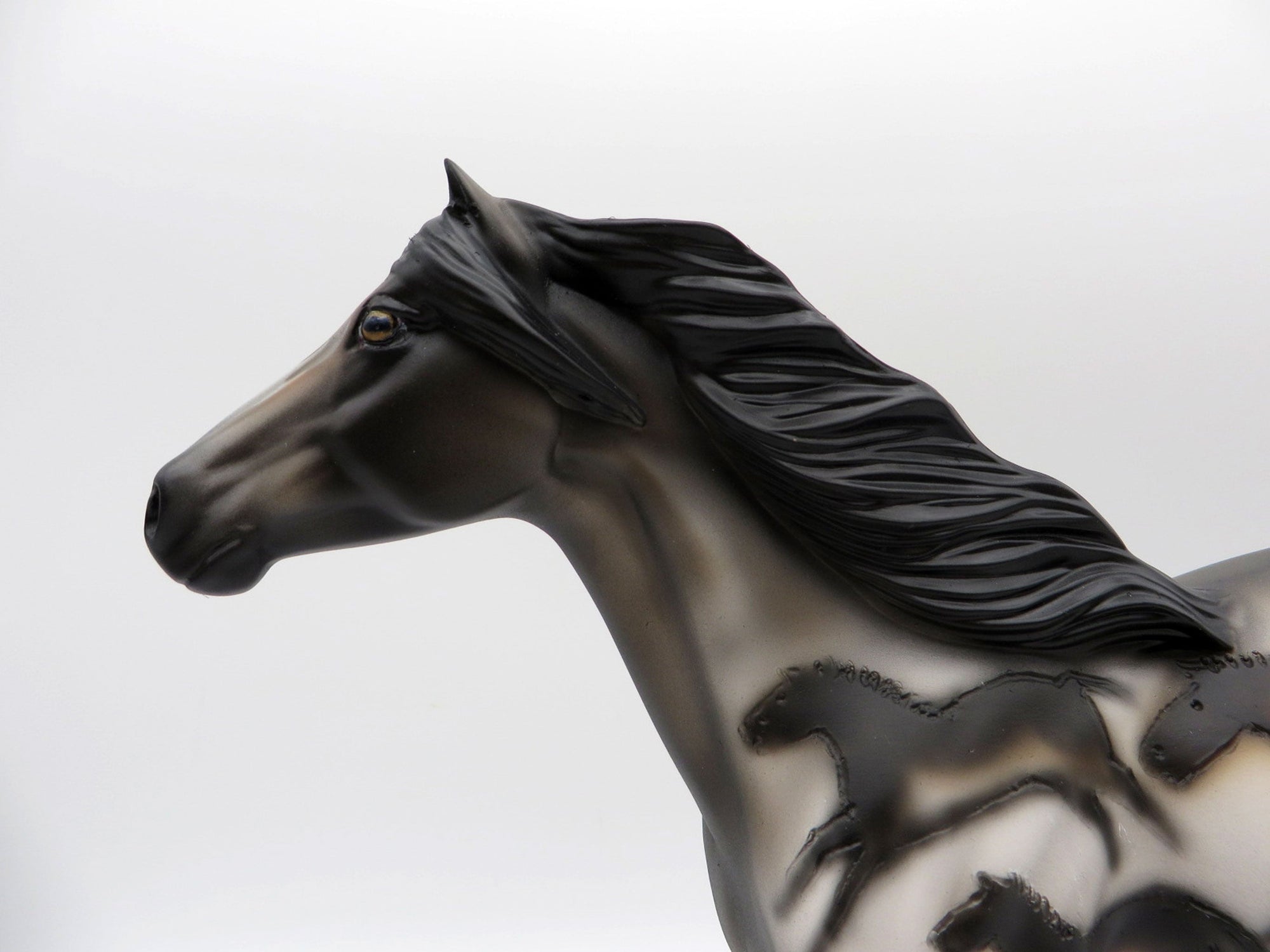 Lascaux Mustang-OOAK Deco Spanish Mustang Painted By Sheryl Leisure EQ 21