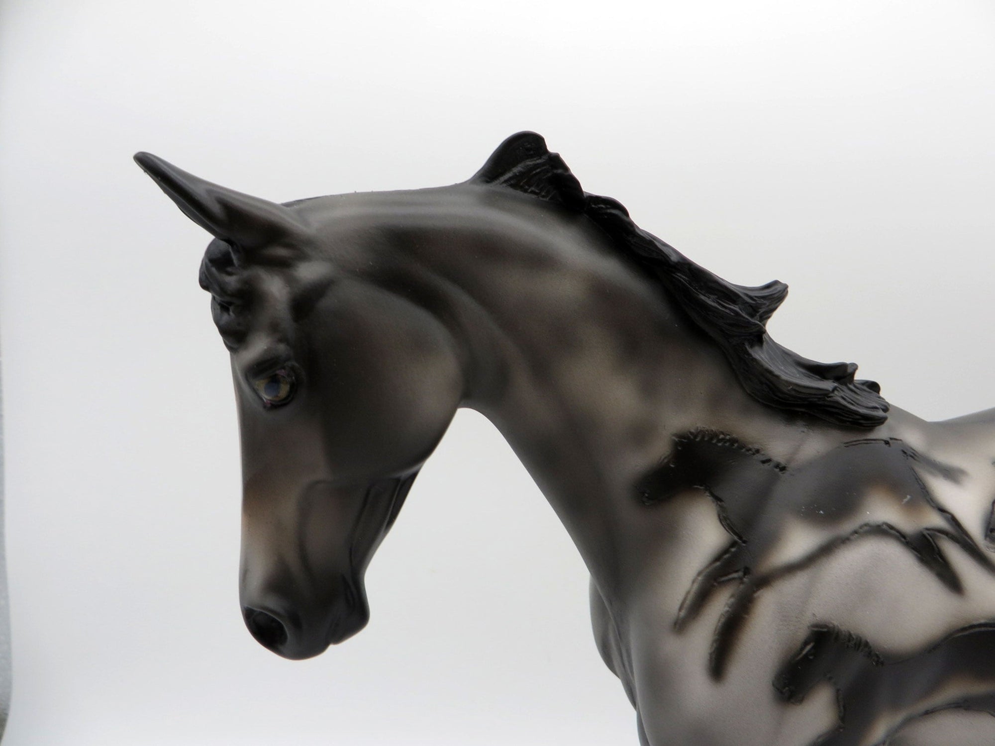 Lascaux Thoroughbred-OOAK Deco Thoroughbred Painted By Sheryl Leisure EQ 21