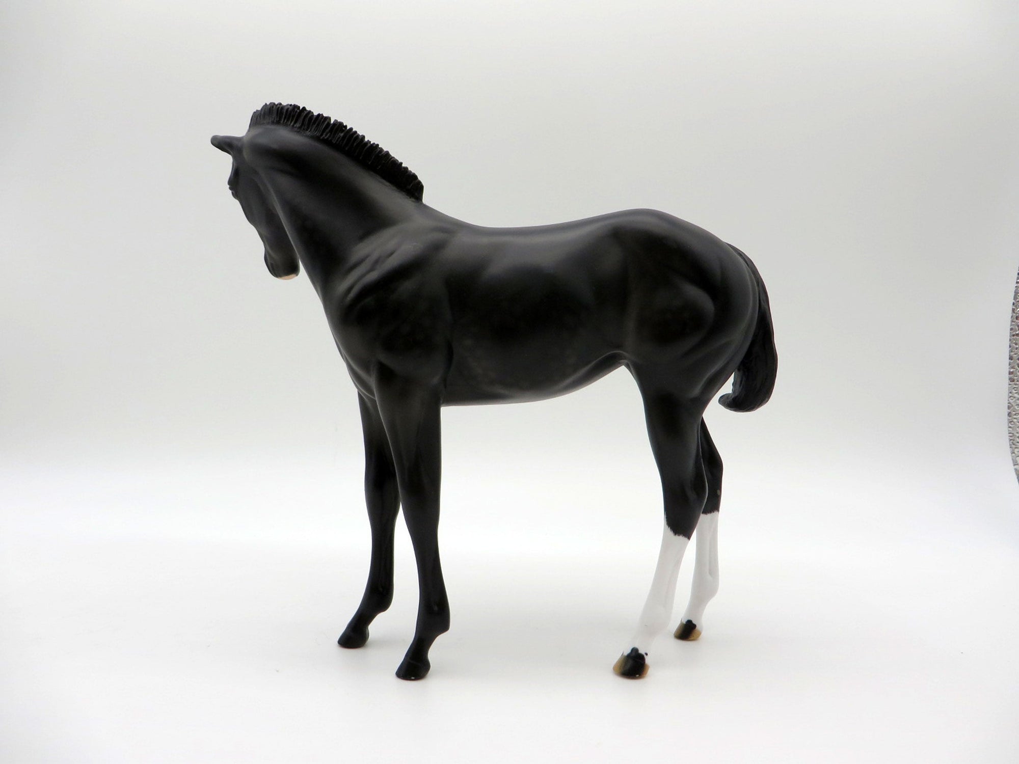 Lass-OOAK Black Weanling Painted by Audrey Dixon 6/11/21