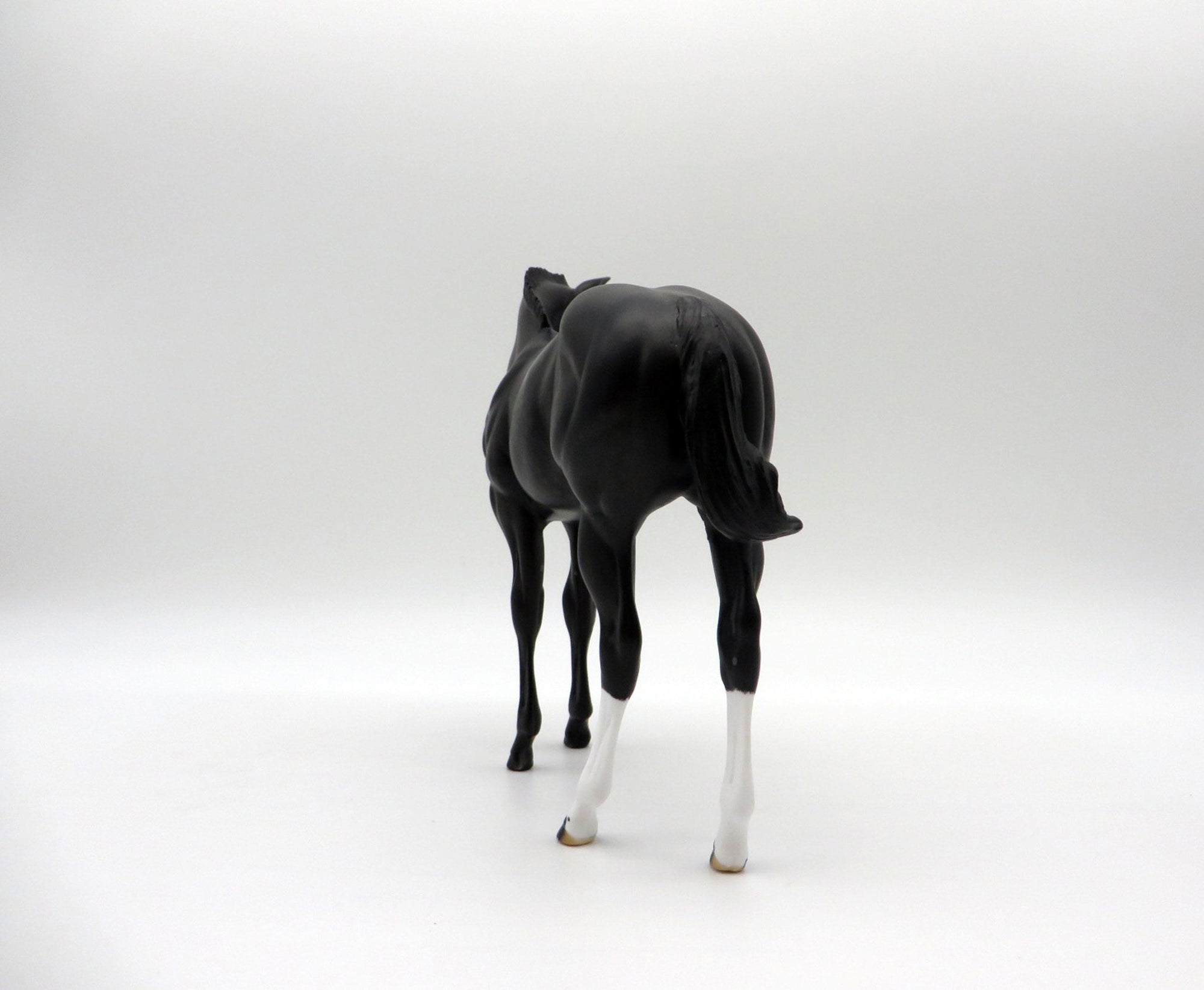 Lass-OOAK Black Weanling Painted by Audrey Dixon 6/11/21