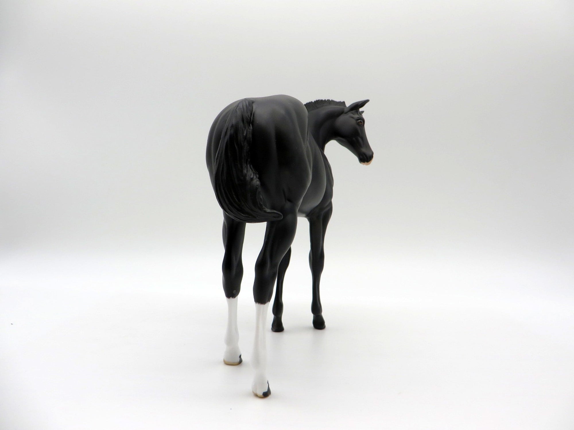 Lass-OOAK Black Weanling Painted by Audrey Dixon 6/11/21