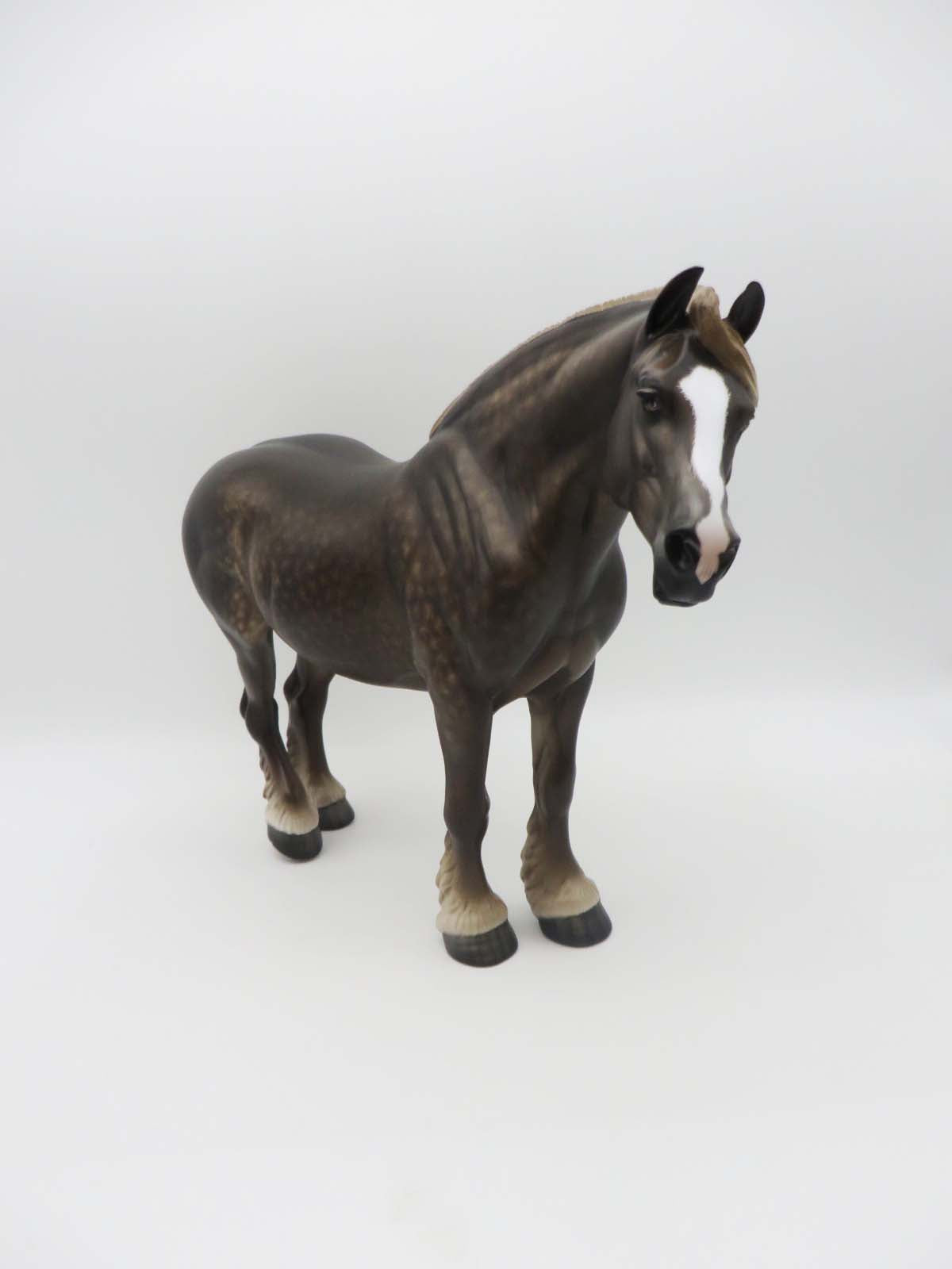 Lara - OOAK - Star Dapple Chestnut Heavy Draft Mare by Sheryl Leisure - Best Offer 5/30/23