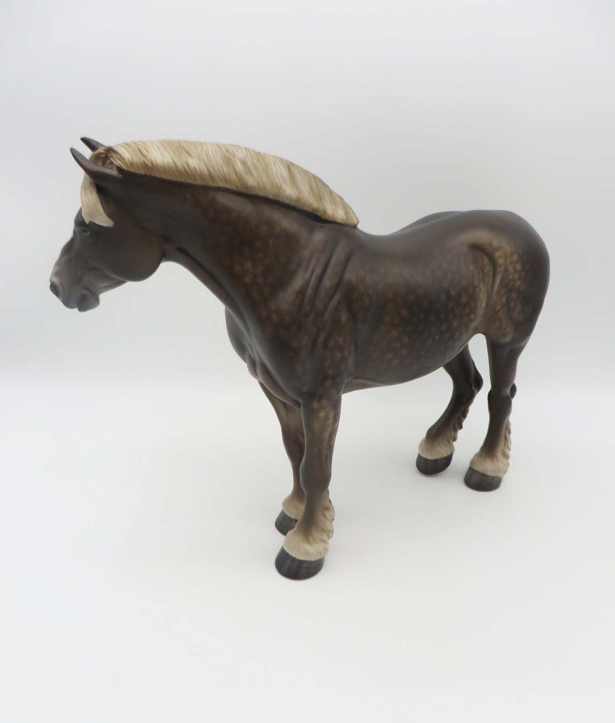 Lara - OOAK - Star Dapple Chestnut Heavy Draft Mare by Sheryl Leisure - Best Offer 5/30/23