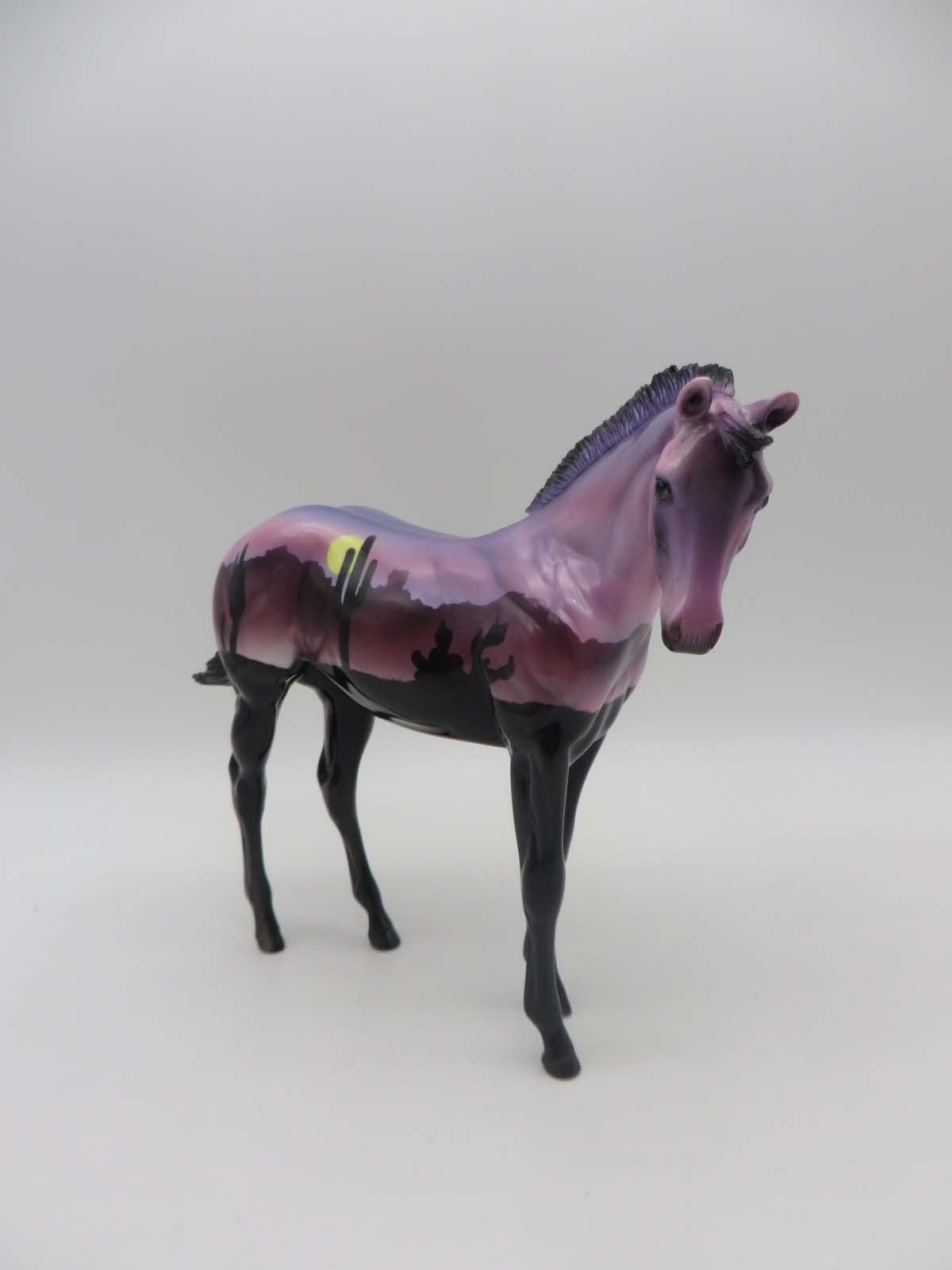 Lavender Sunset Bliss-OOAK Weanling Deco By Dawn Quick SHCF23