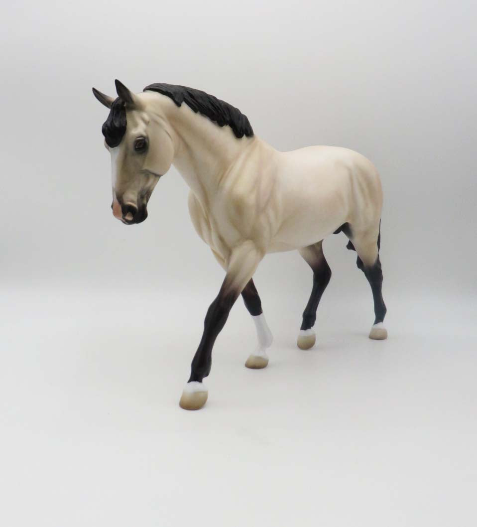 Leon - OOAK - Buckskin Irish Draught By Angela Marleau - P&C 23