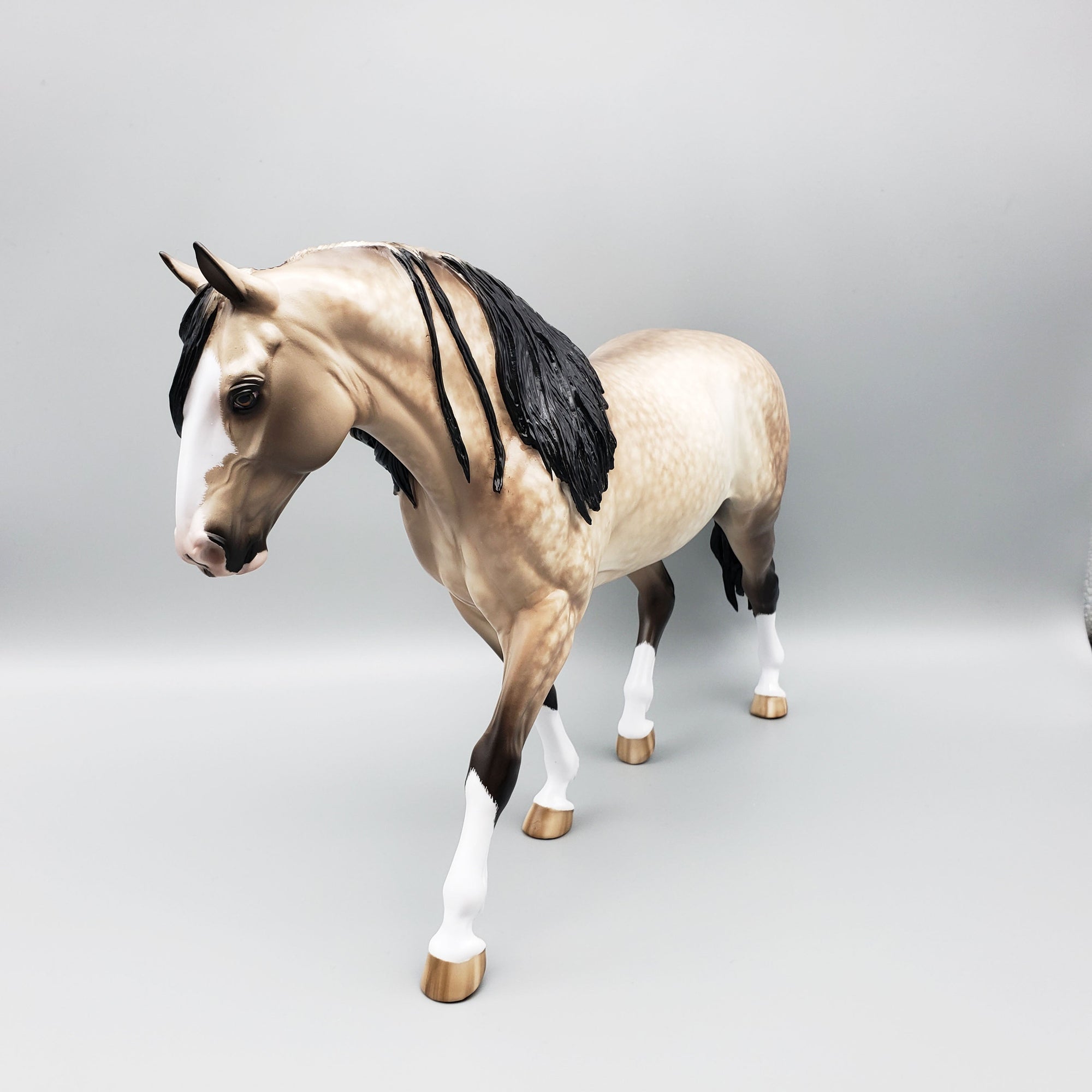 Leonard OOAK Dappled Buckskin Irish Draft By Sheryl Leisure Best Offers 6/12/23