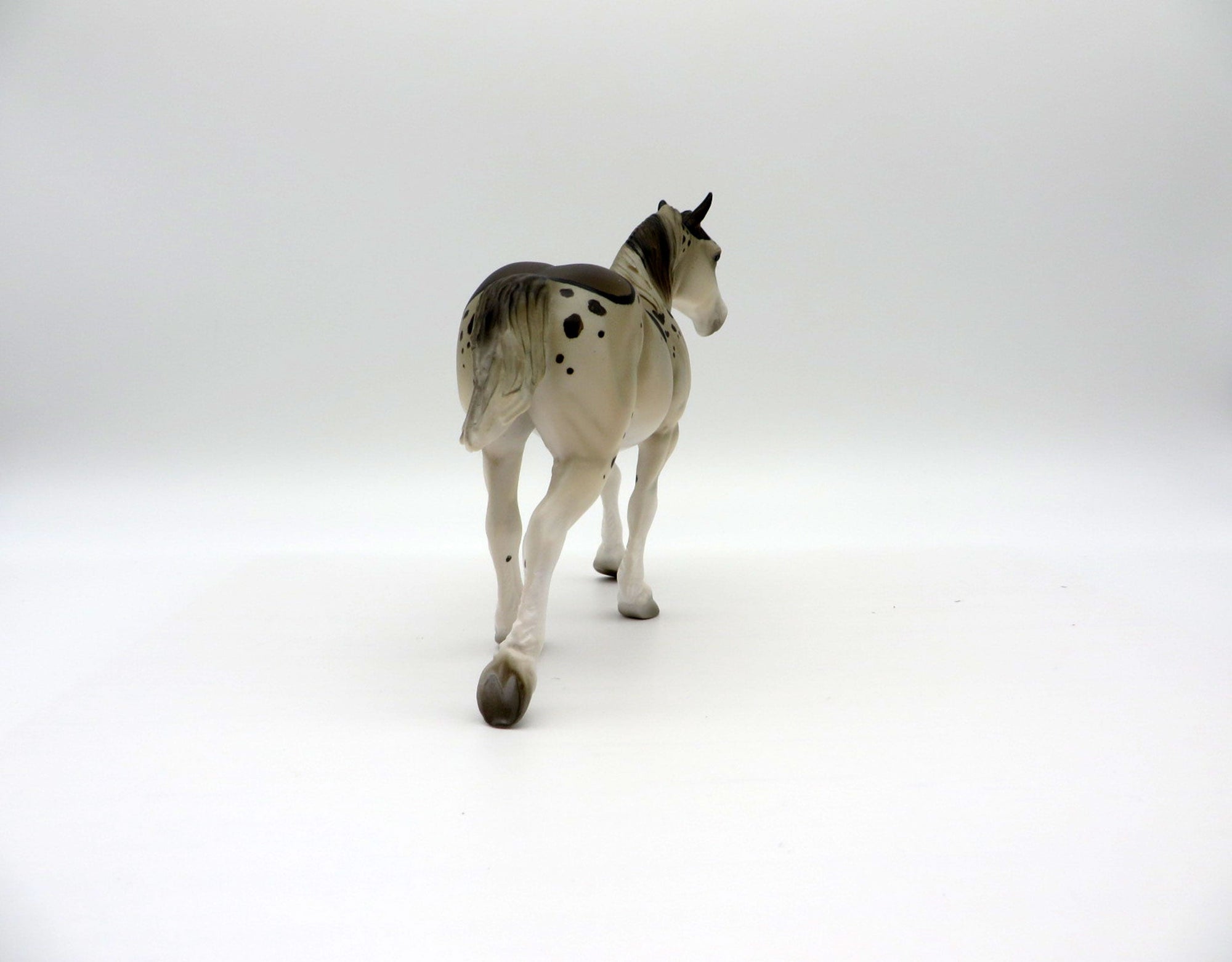 Leo-Leopard Shark-OOAK Trotting Draft Pebbles Painted by Ellen Robbins 7/16/21