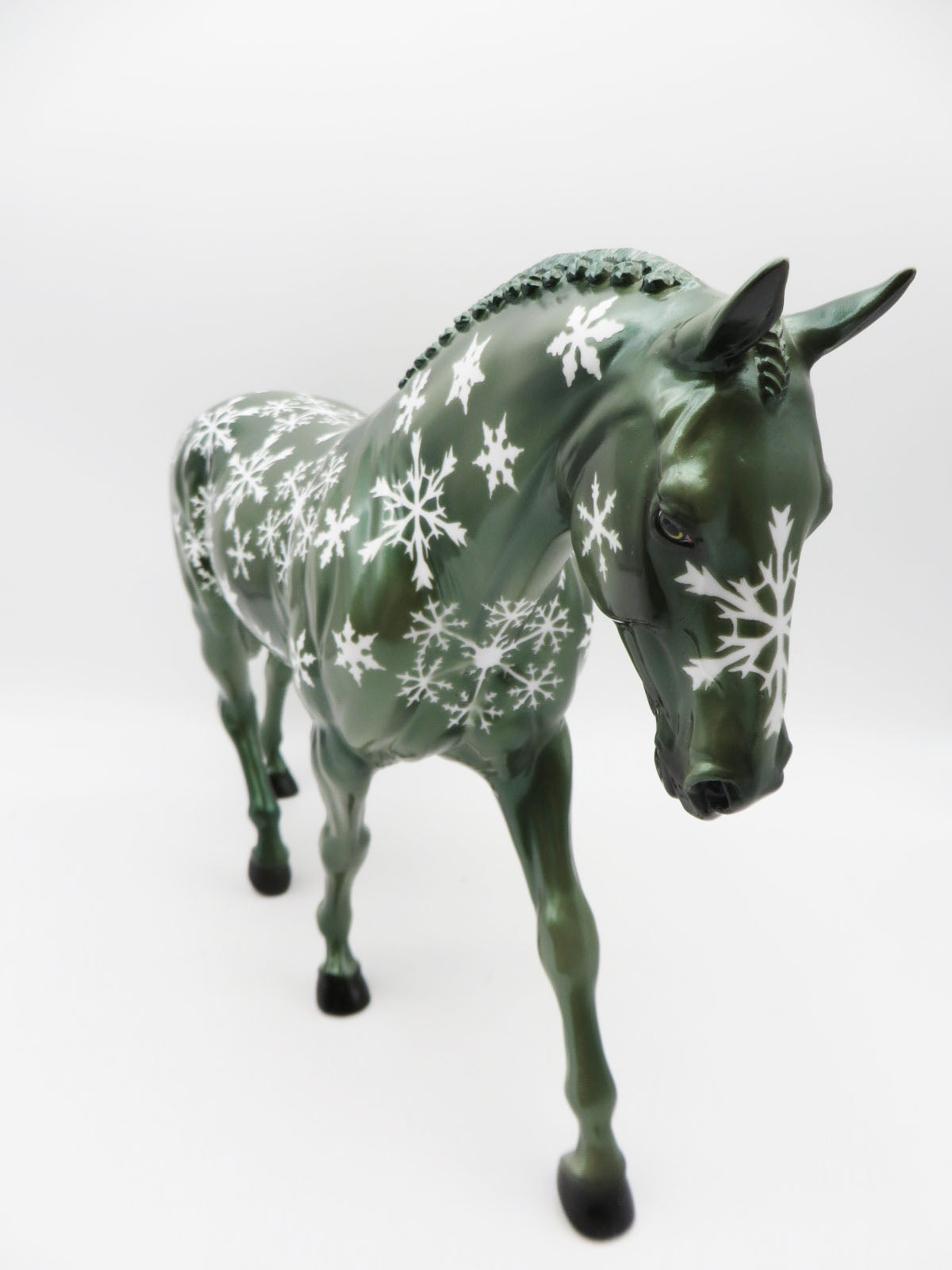 Let It Snow - OOAK - Decorator Irish Draft By Dawn Quick- Christmas Tails 2022 - CT22