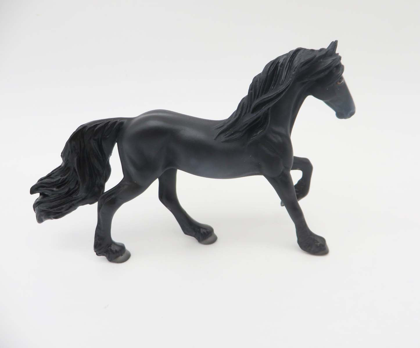 Let R Rip Tater Chip OOAK - Black Frisian Chip By Donna Fredley - SHCF23