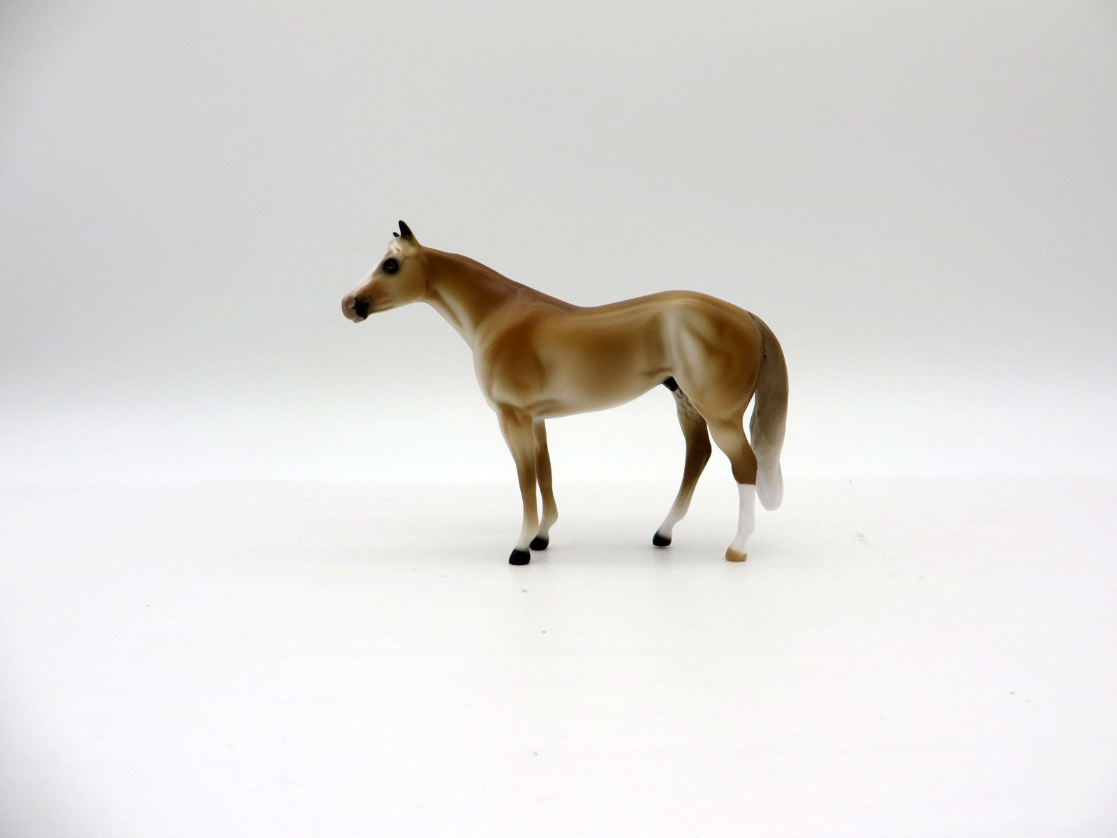 Mini Me Letting Go-Le-5 NC Light Sorrel Stock Horse Chip  Painted By Audrey Dixon EQ 21