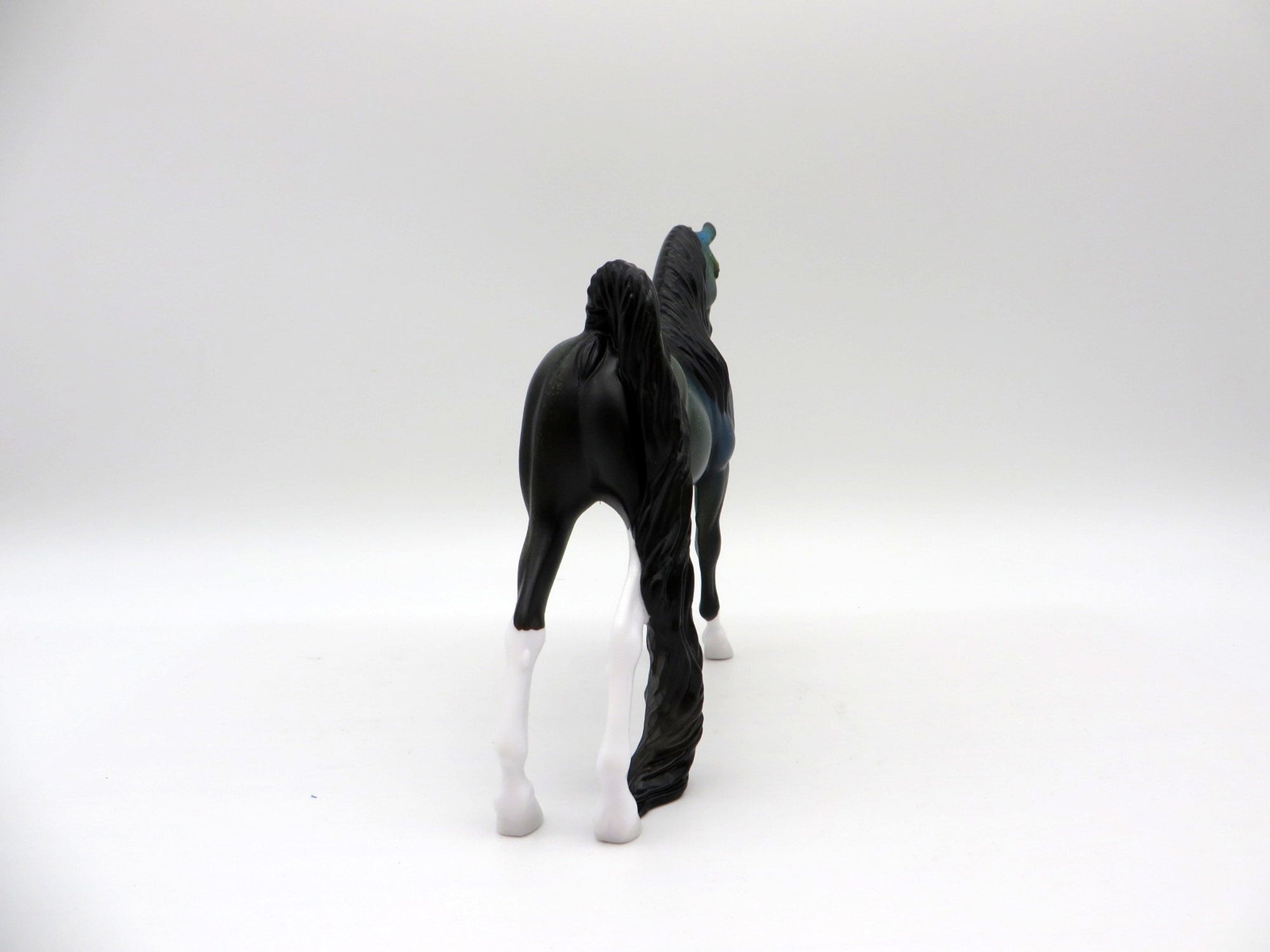 Leviathan-OOAK Deco Saddlebred Pebbles Painted by Ellen Robbins  EQ 21