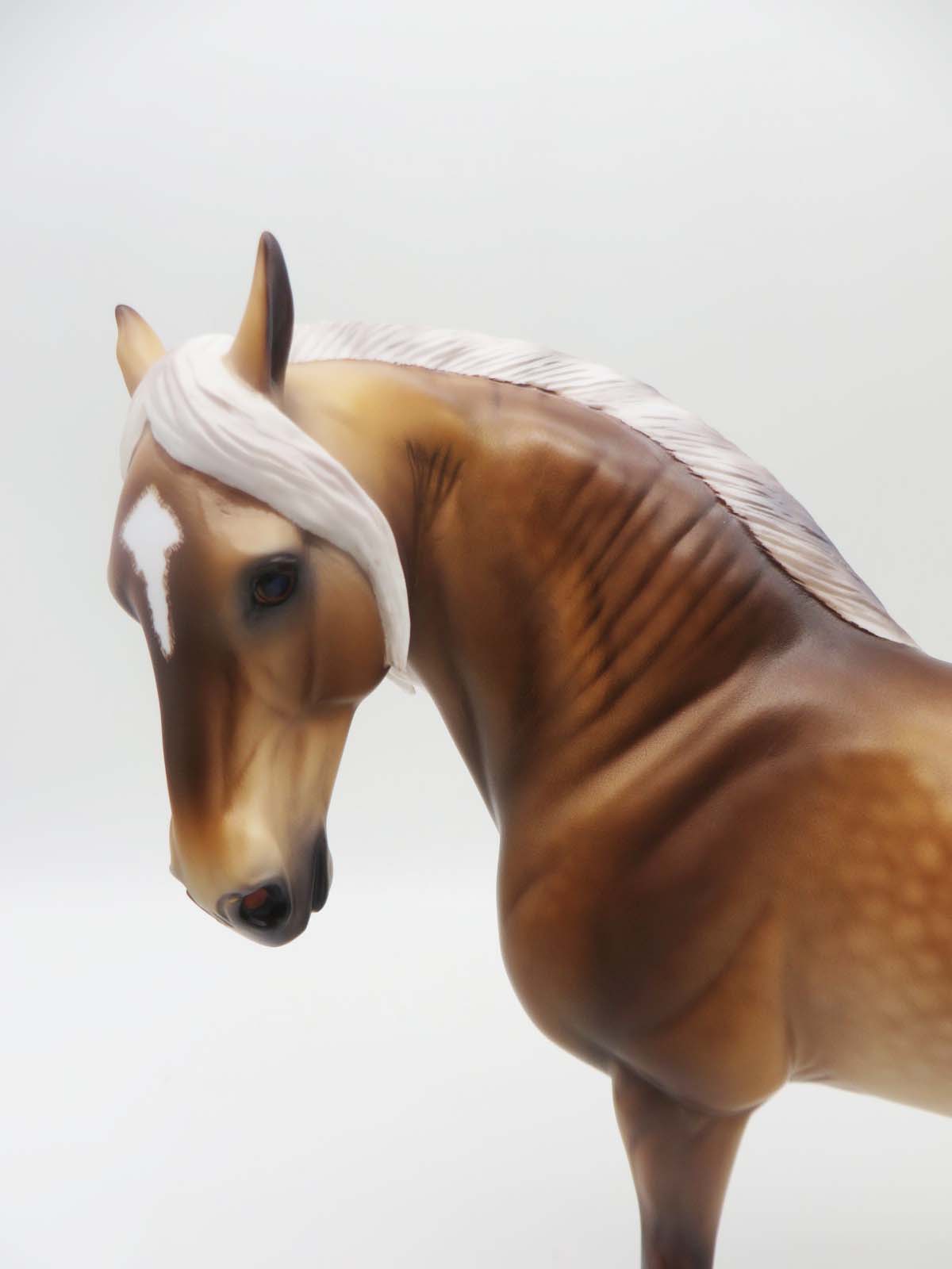 Levin - OOAK - Dappled Sooty Palomino Andalusian By Caroline Boydston BEST OFFER 3/13/23