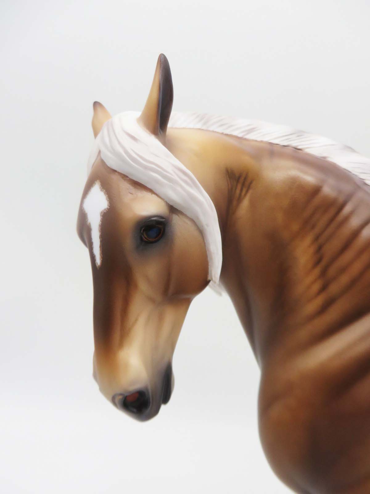 Levin - OOAK - Dappled Sooty Palomino Andalusian By Caroline Boydston BEST OFFER 3/13/23