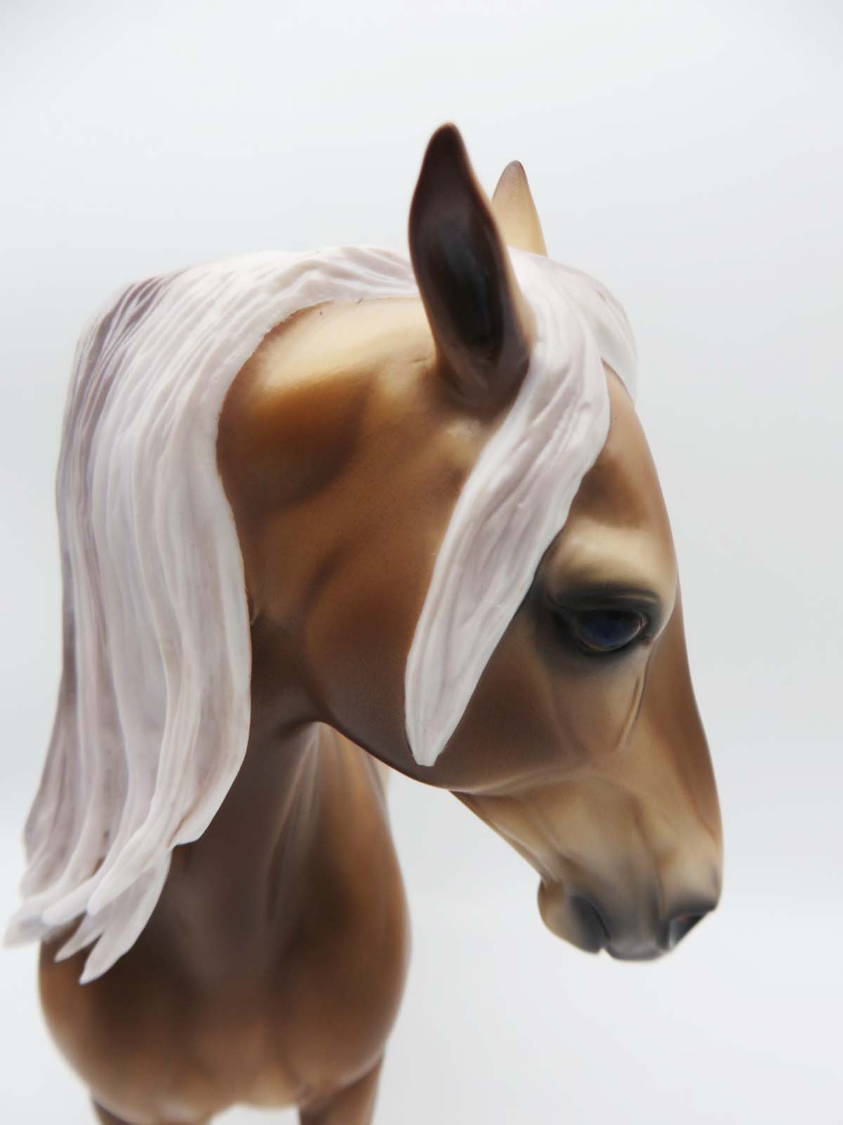 Levin - OOAK - Dappled Sooty Palomino Andalusian By Caroline Boydston BEST OFFER 3/13/23