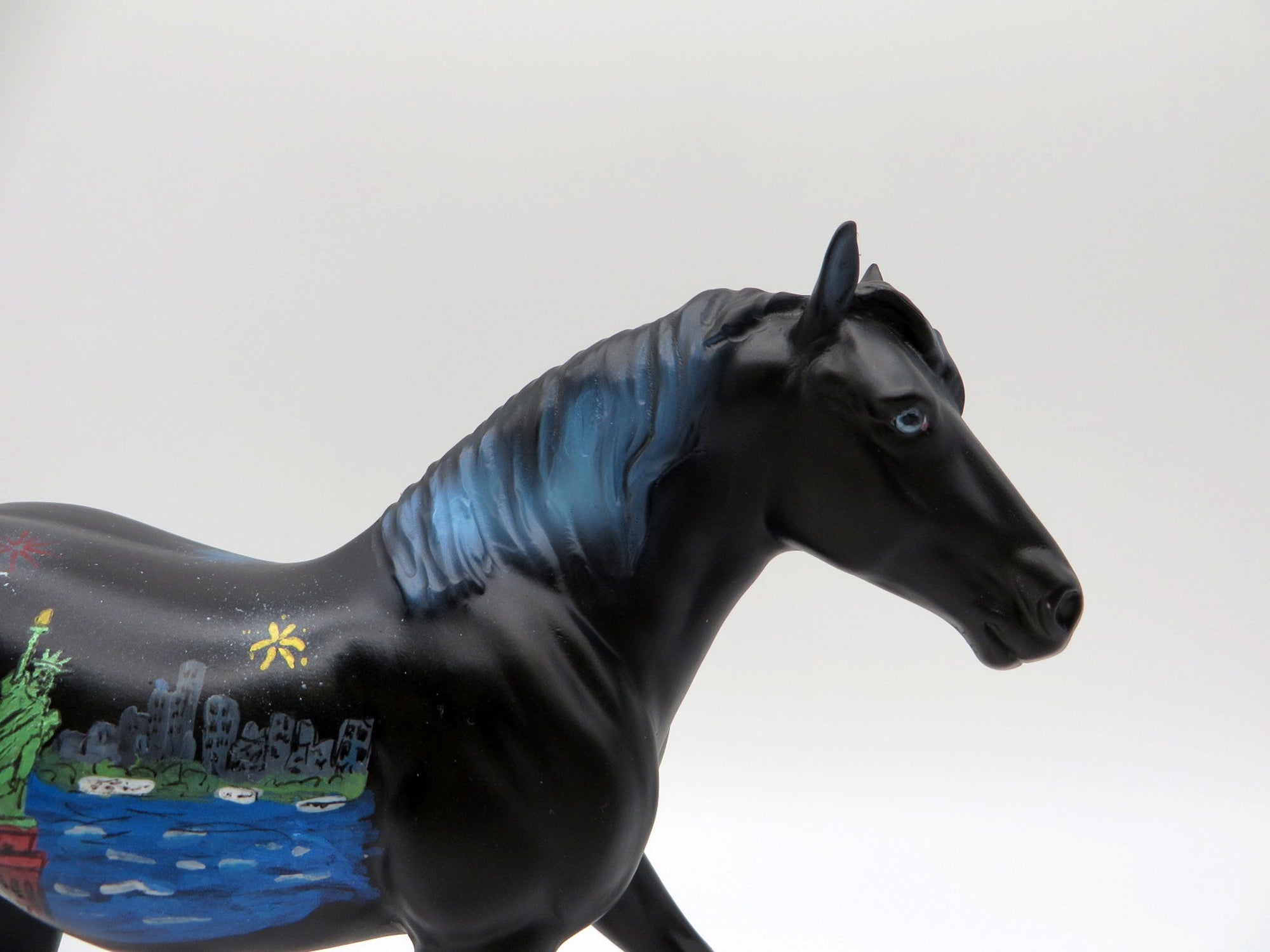 Liberty-OOAK Trotting Drafter Deco Painted By Jas Fanning 6/10/21