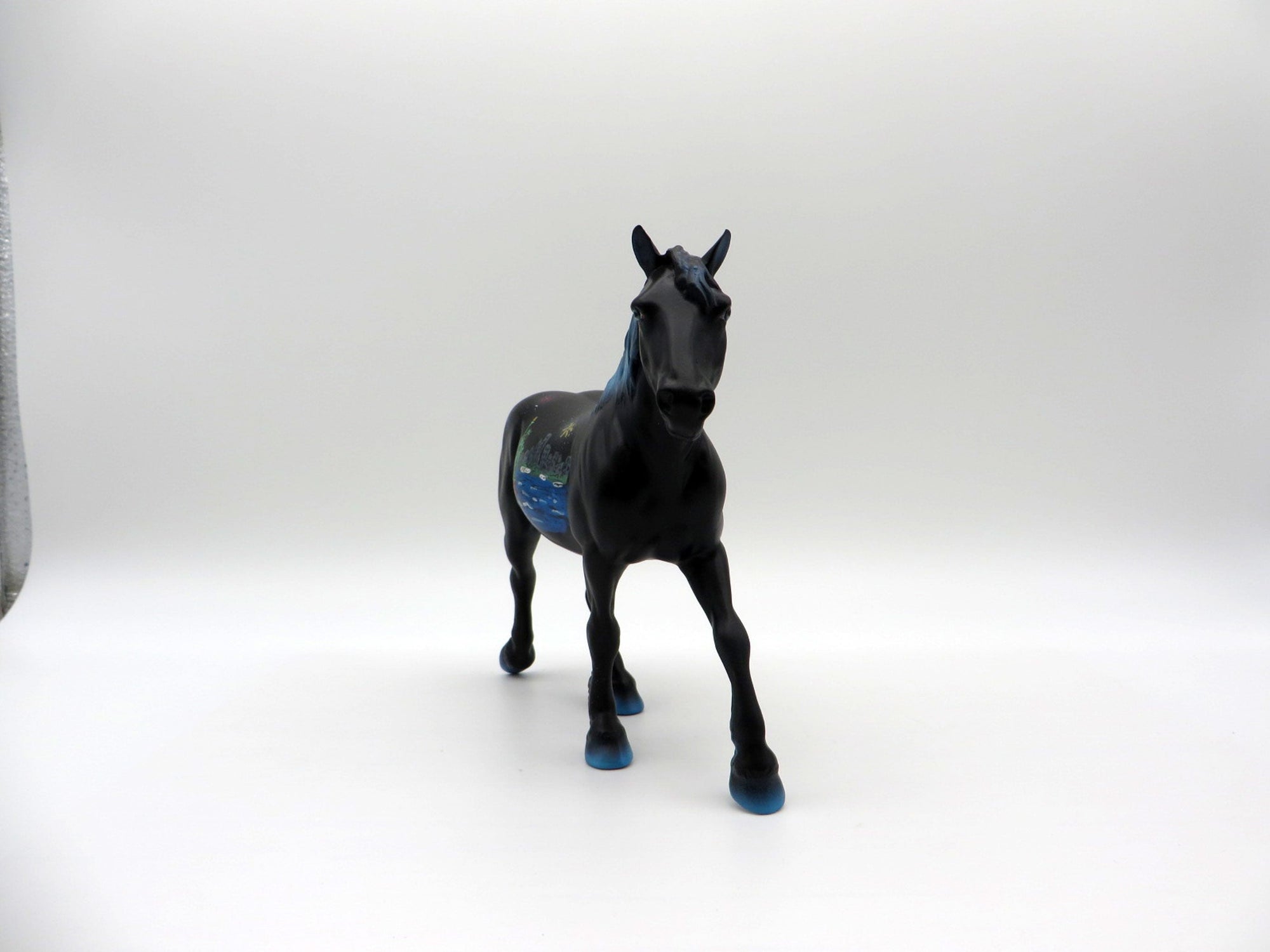 Liberty-OOAK Trotting Drafter Deco Painted By Jas Fanning 6/10/21