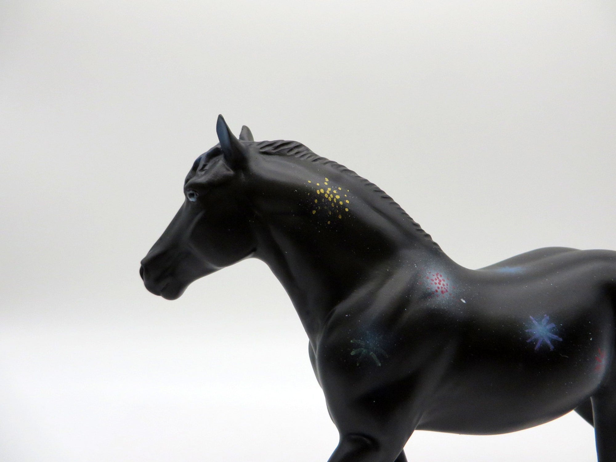 Liberty-OOAK Trotting Drafter Deco Painted By Jas Fanning 6/10/21