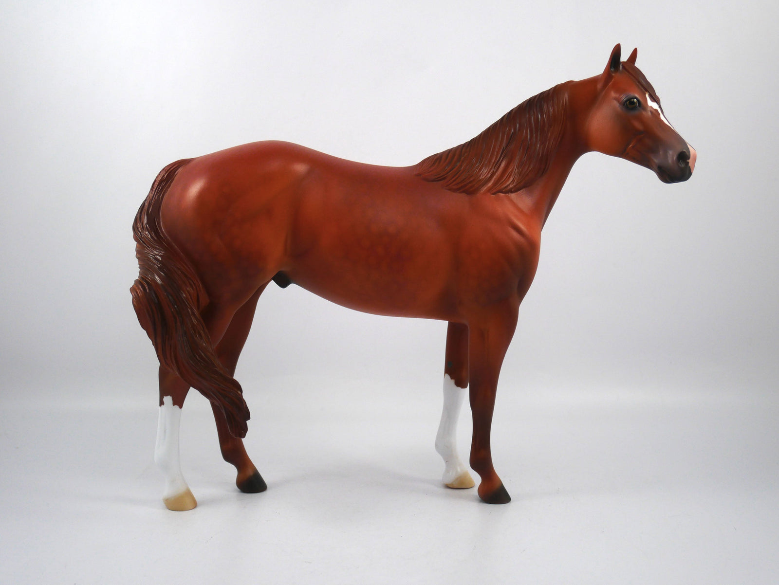 Lion-OOAK Dapple Chestnut Pony By Dawn Quick  SB21