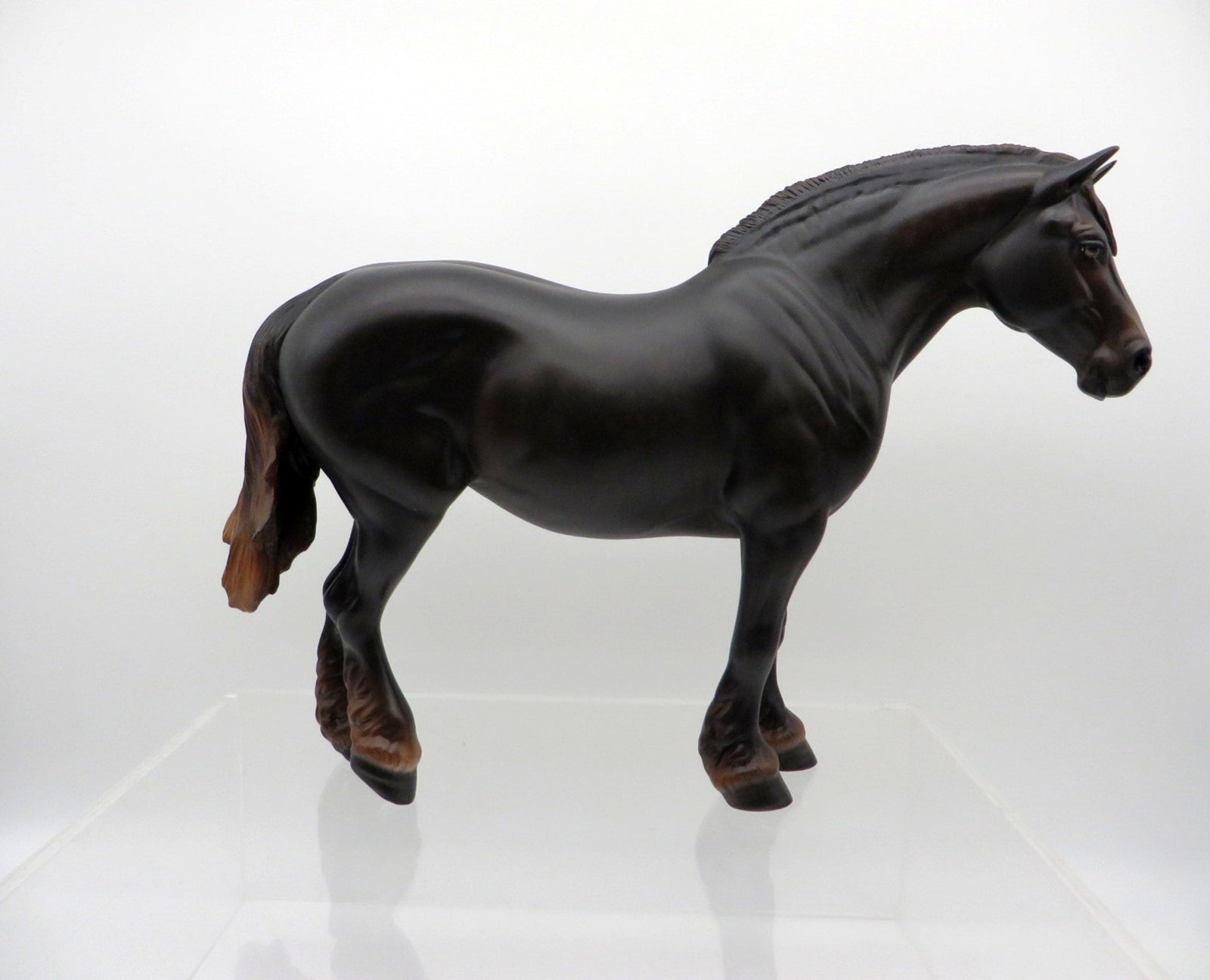 Lisbeth-OOAK Dapple Sun Burnt Black Draft Painted by Sheryl Leisure 3/15/21