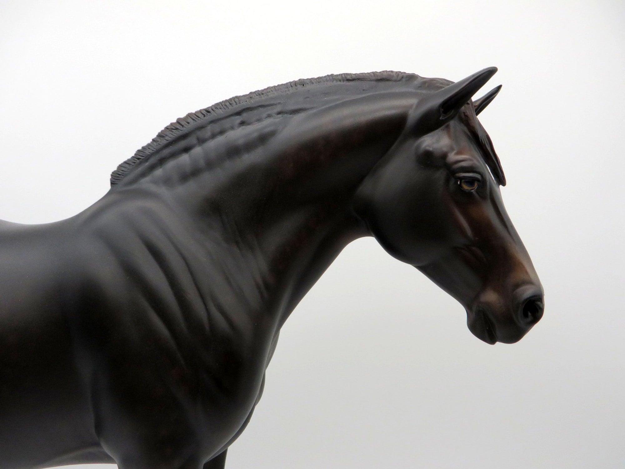 Lisbeth-OOAK Dapple Sun Burnt Black Draft Painted by Sheryl Leisure 3/15/21