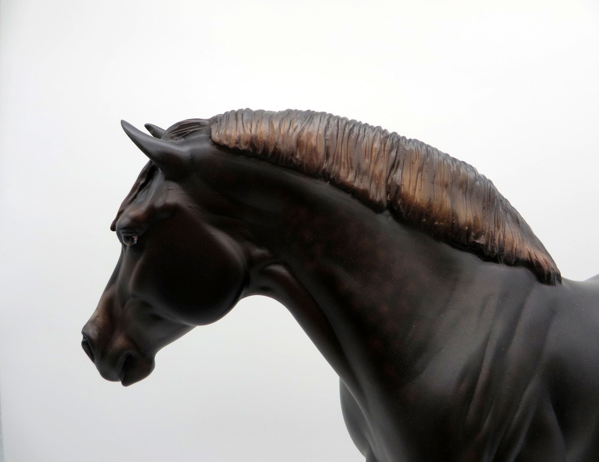 Lisbeth-OOAK Dapple Sun Burnt Black Draft Painted by Sheryl Leisure 3/15/21