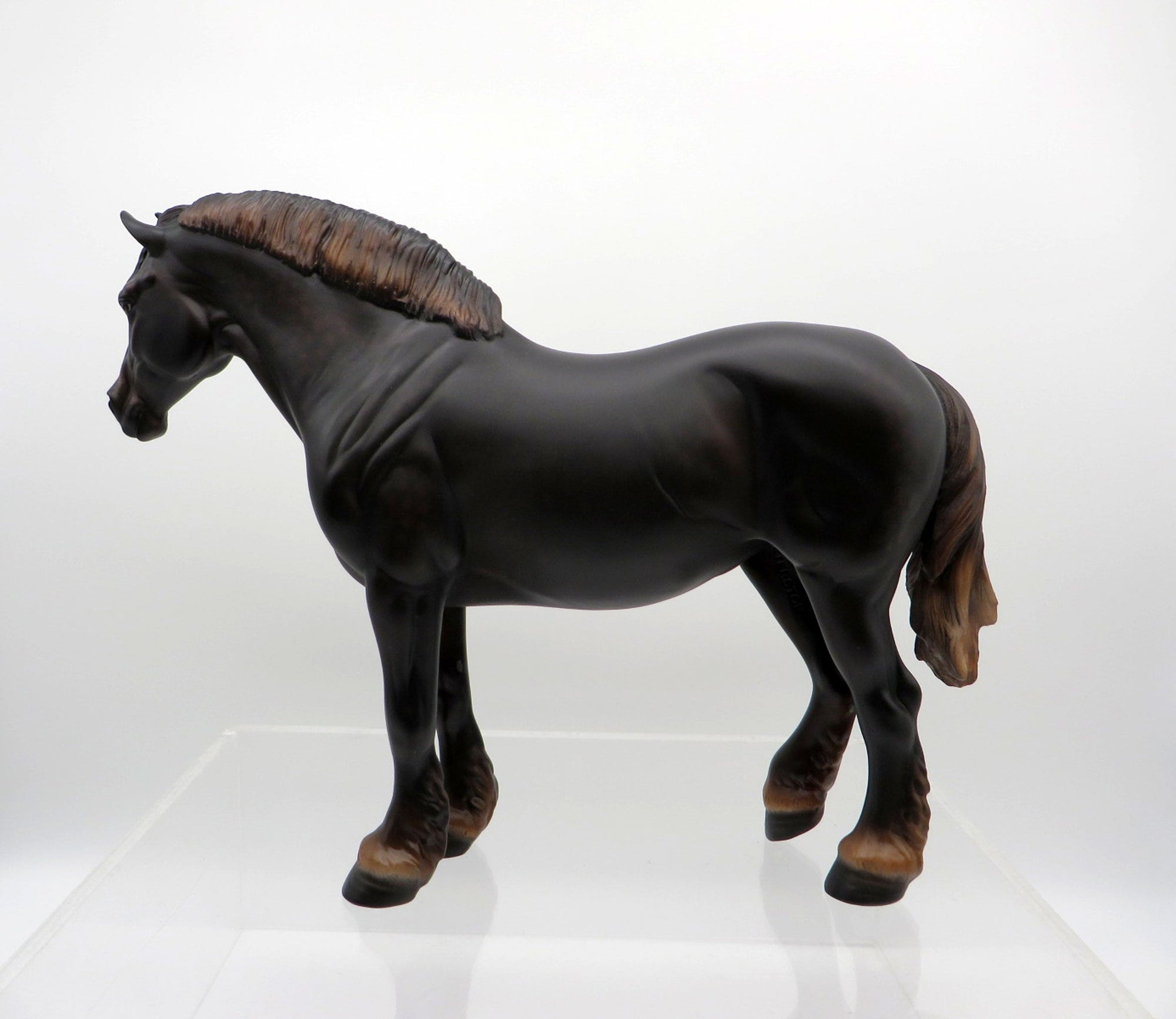 Lisbeth-OOAK Dapple Sun Burnt Black Draft Painted by Sheryl Leisure 3/15/21