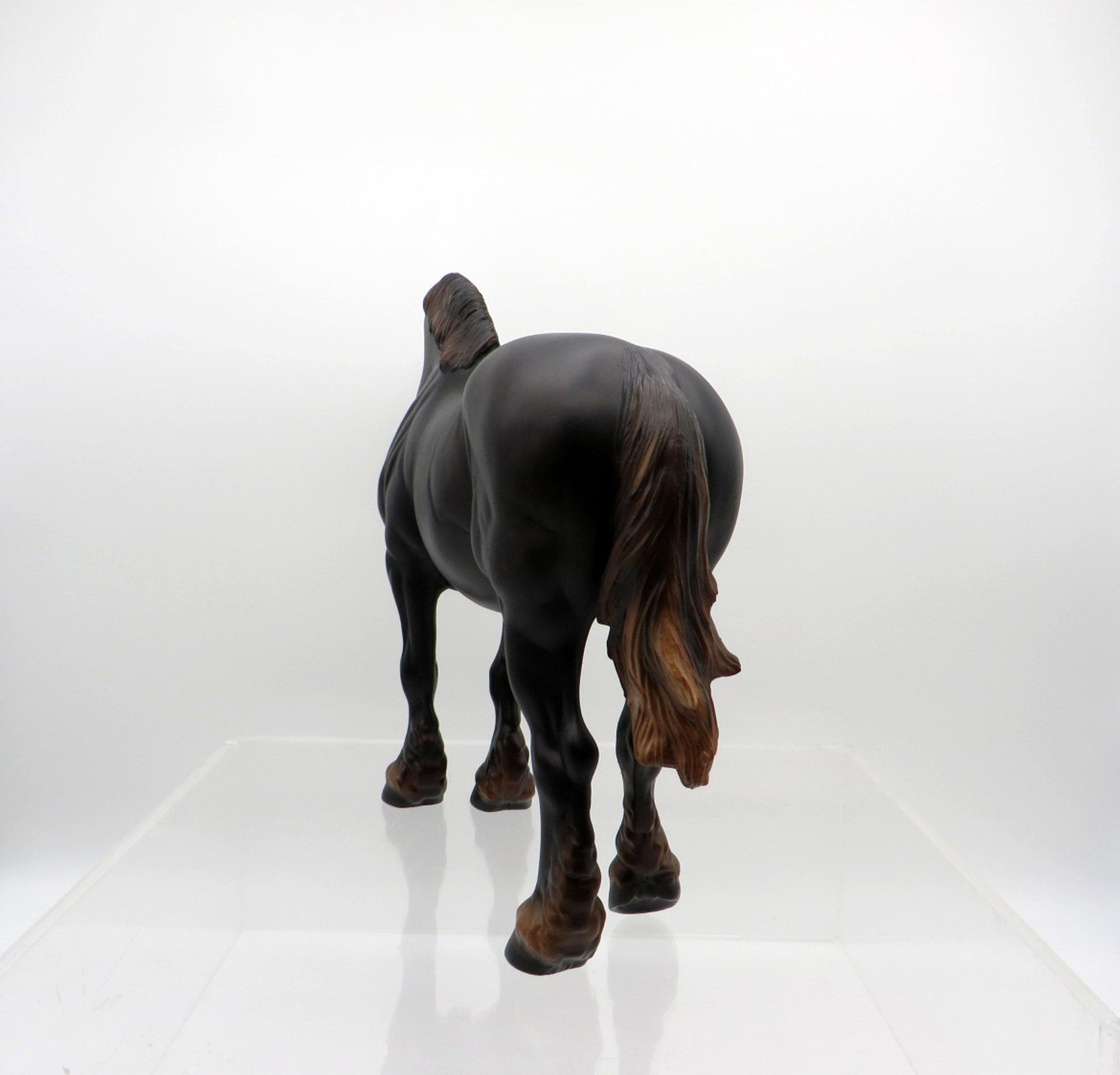 Lisbeth-OOAK Dapple Sun Burnt Black Draft Painted by Sheryl Leisure 3/15/21