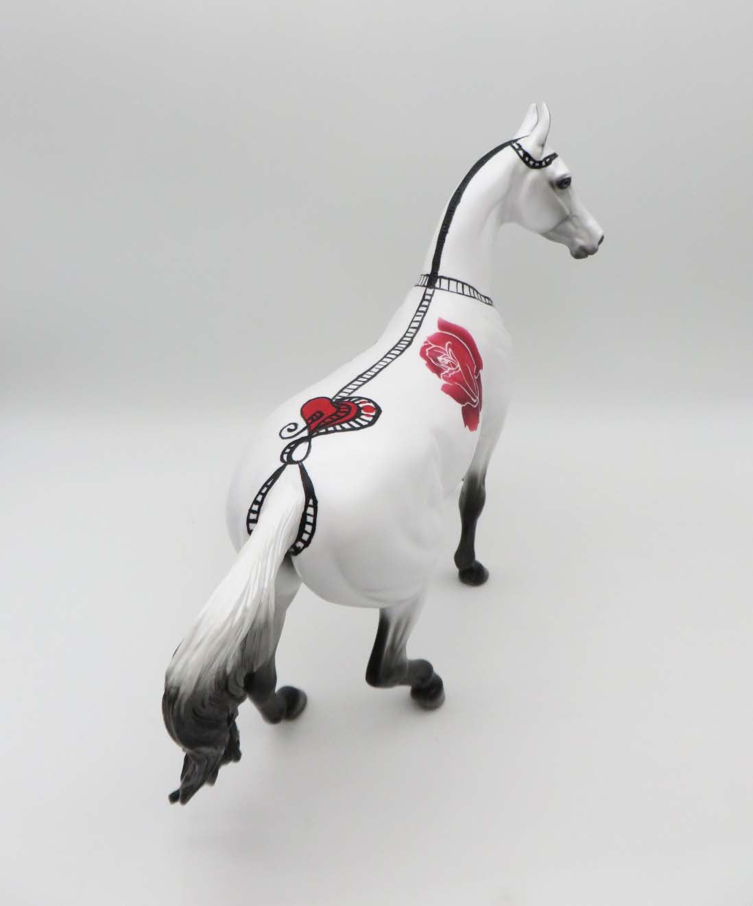 Locket Full Of Love -OOAK - Valentine Decorator Arabian Mare By Dawn Quick  2/14/23