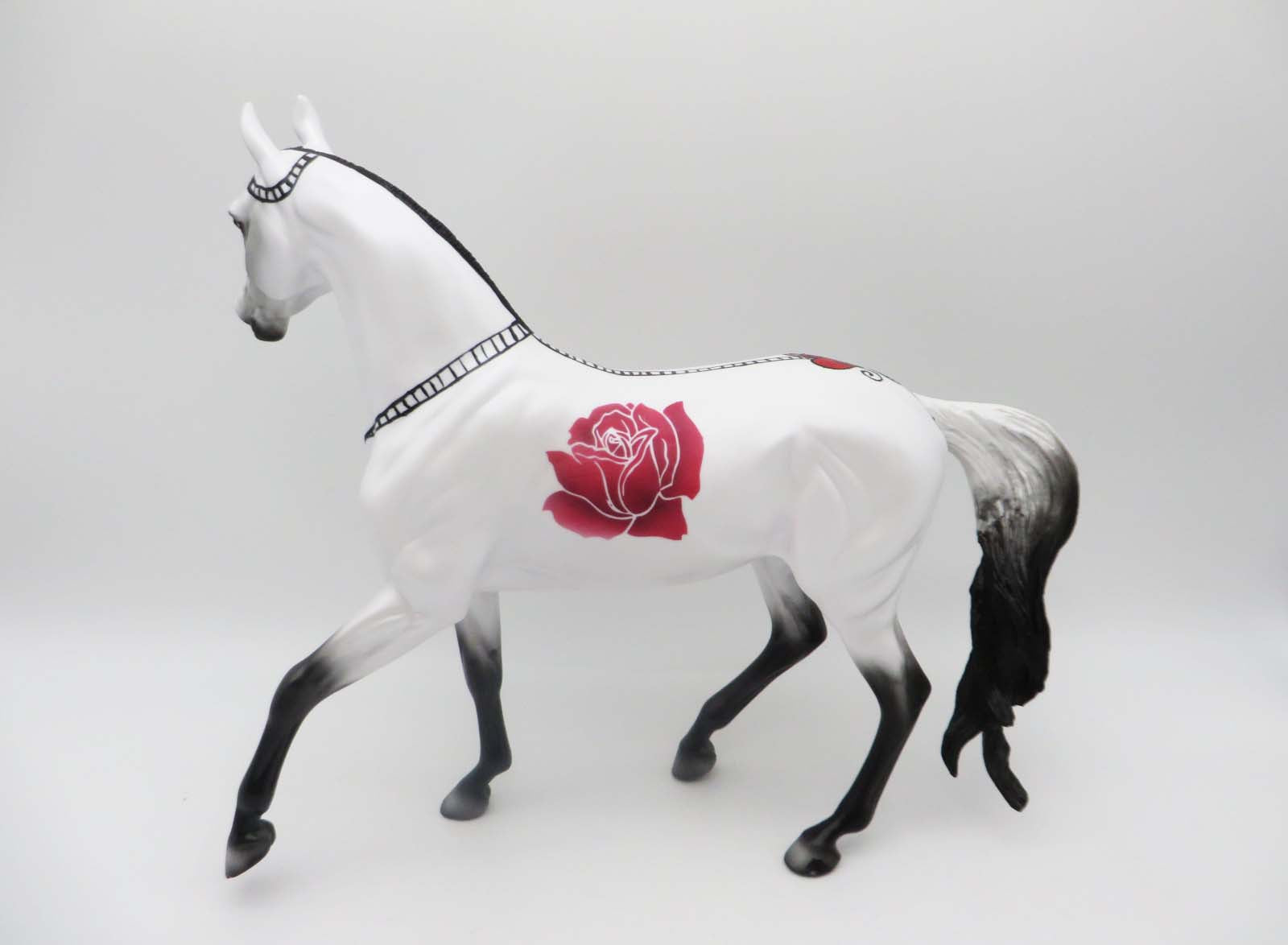 Locket Full Of Love -OOAK - Valentine Decorator Arabian Mare By Dawn Quick  2/14/23