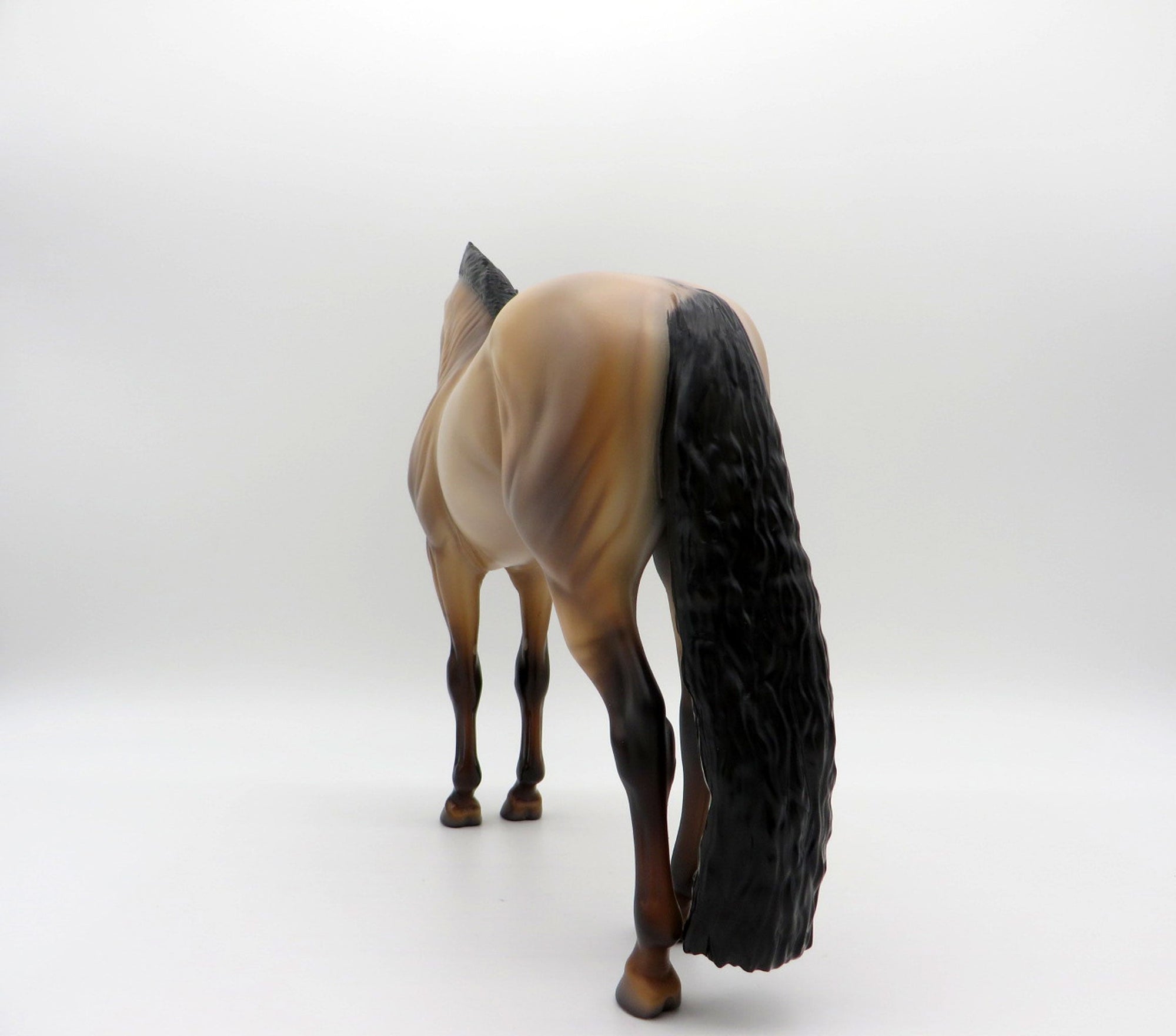 Logan-OOAK Buckskin Andalusian  Painted By Caroline Boydston 6/22/21