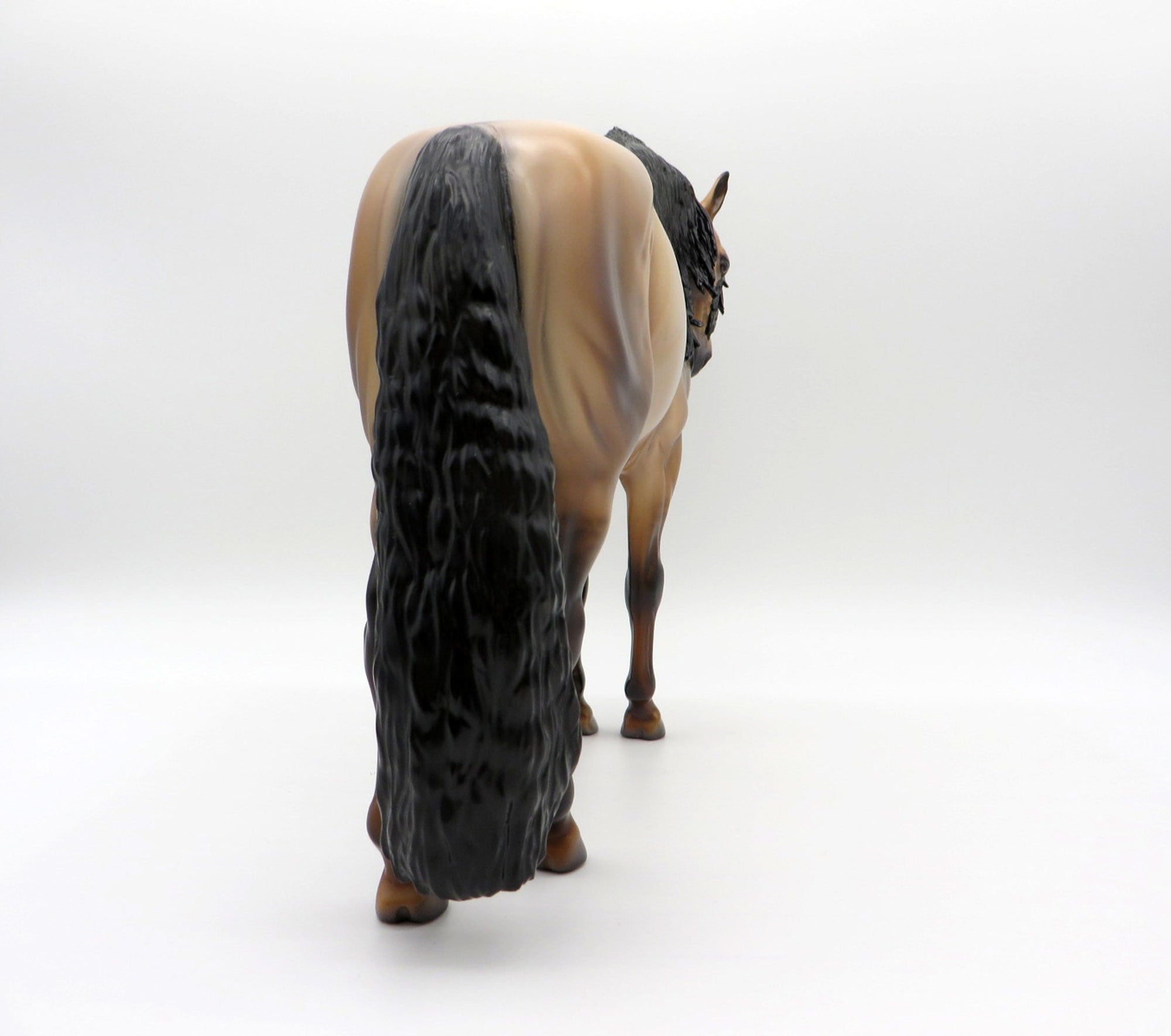 Logan-OOAK Buckskin Andalusian  Painted By Caroline Boydston 6/22/21