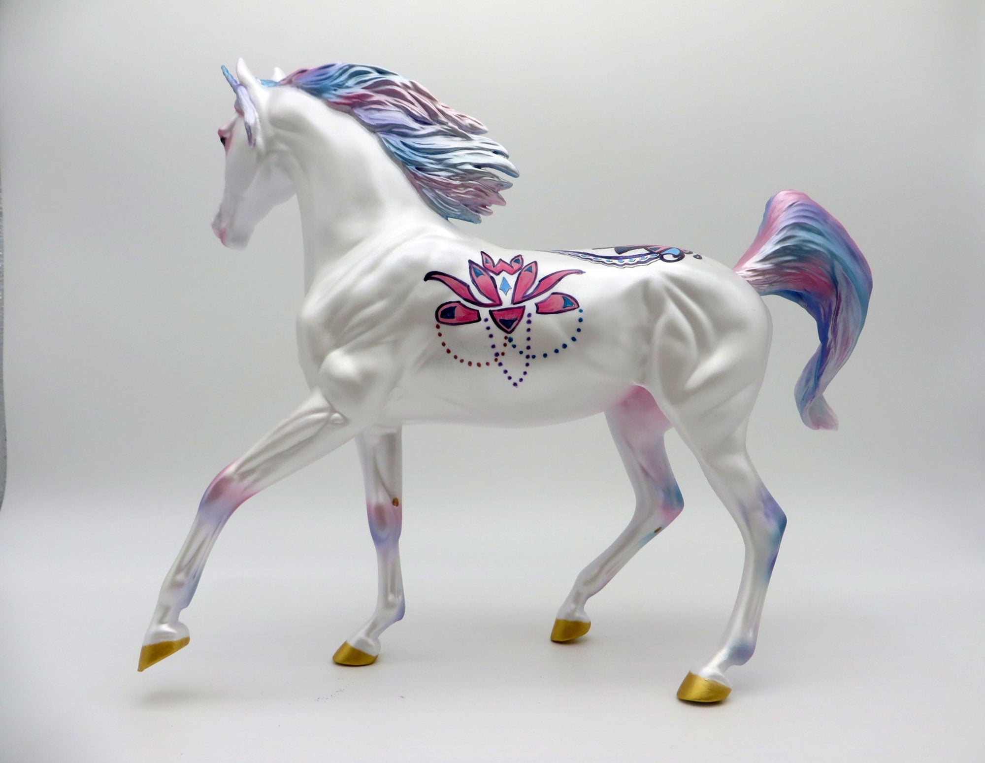 Lotus | Floral Unicorn Arabian Deco by Dawn Quick | 6/30/21