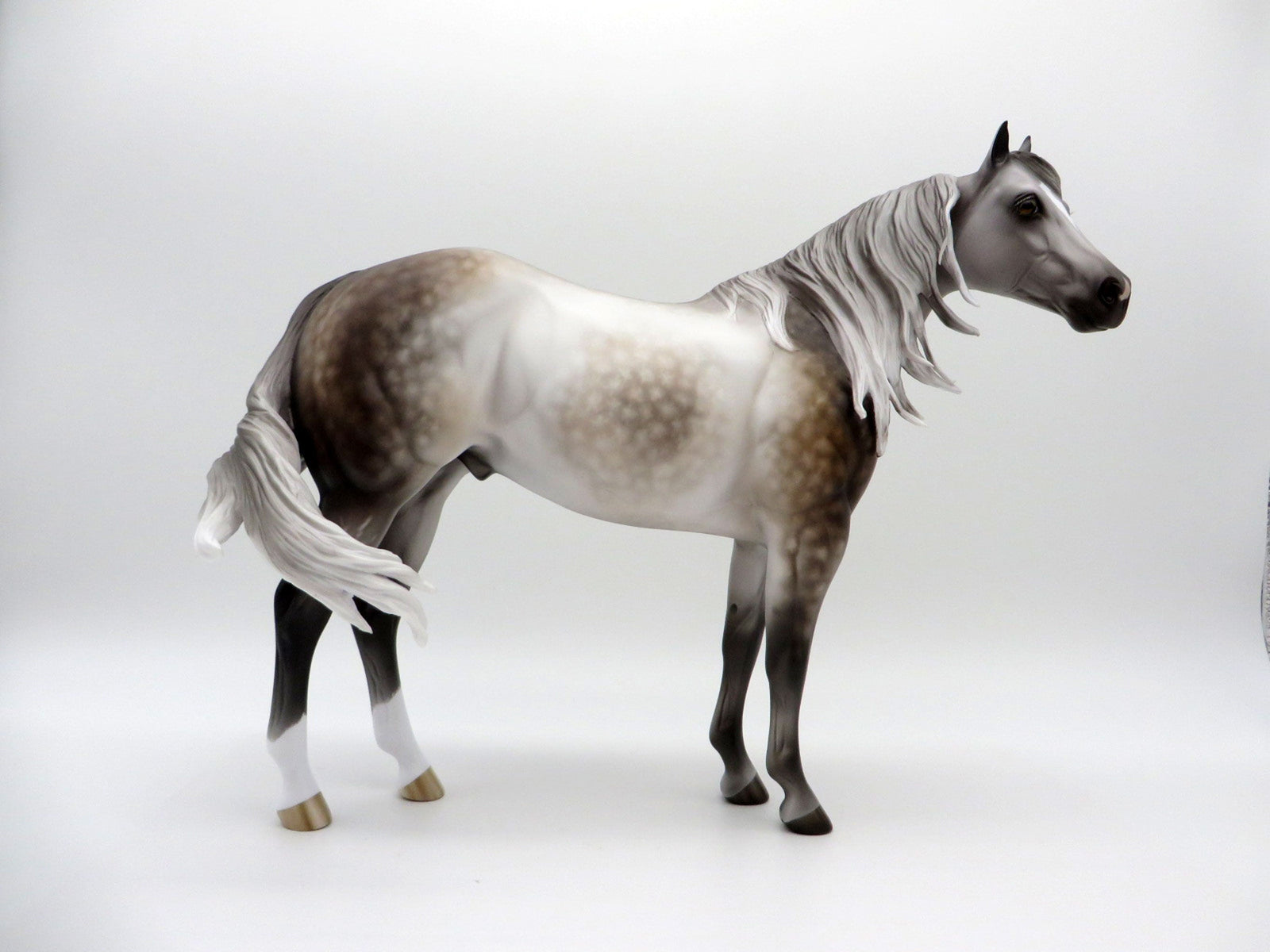 Love Letters-OOAK Star Dapple Grey ISH Painted by Sheryl Leisure 8/1/21