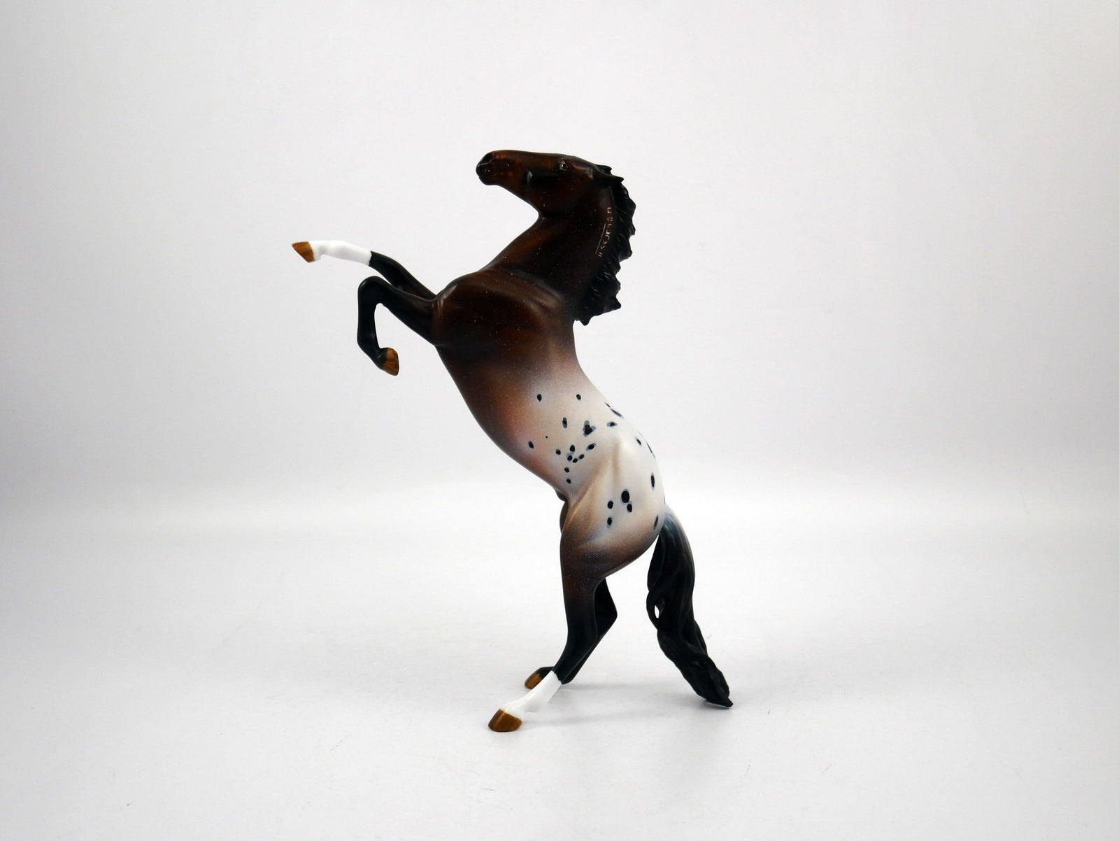 Lucky Pass-OOAK Appaloosa Rearing Pebbles SB21