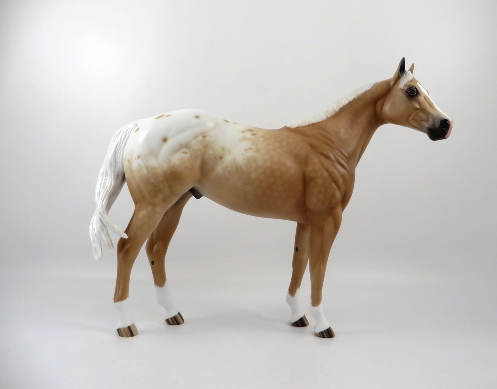 Ludlow-OOAK Dapple Palomino Appaloosa ISH  Painted By Sheryl Leisure