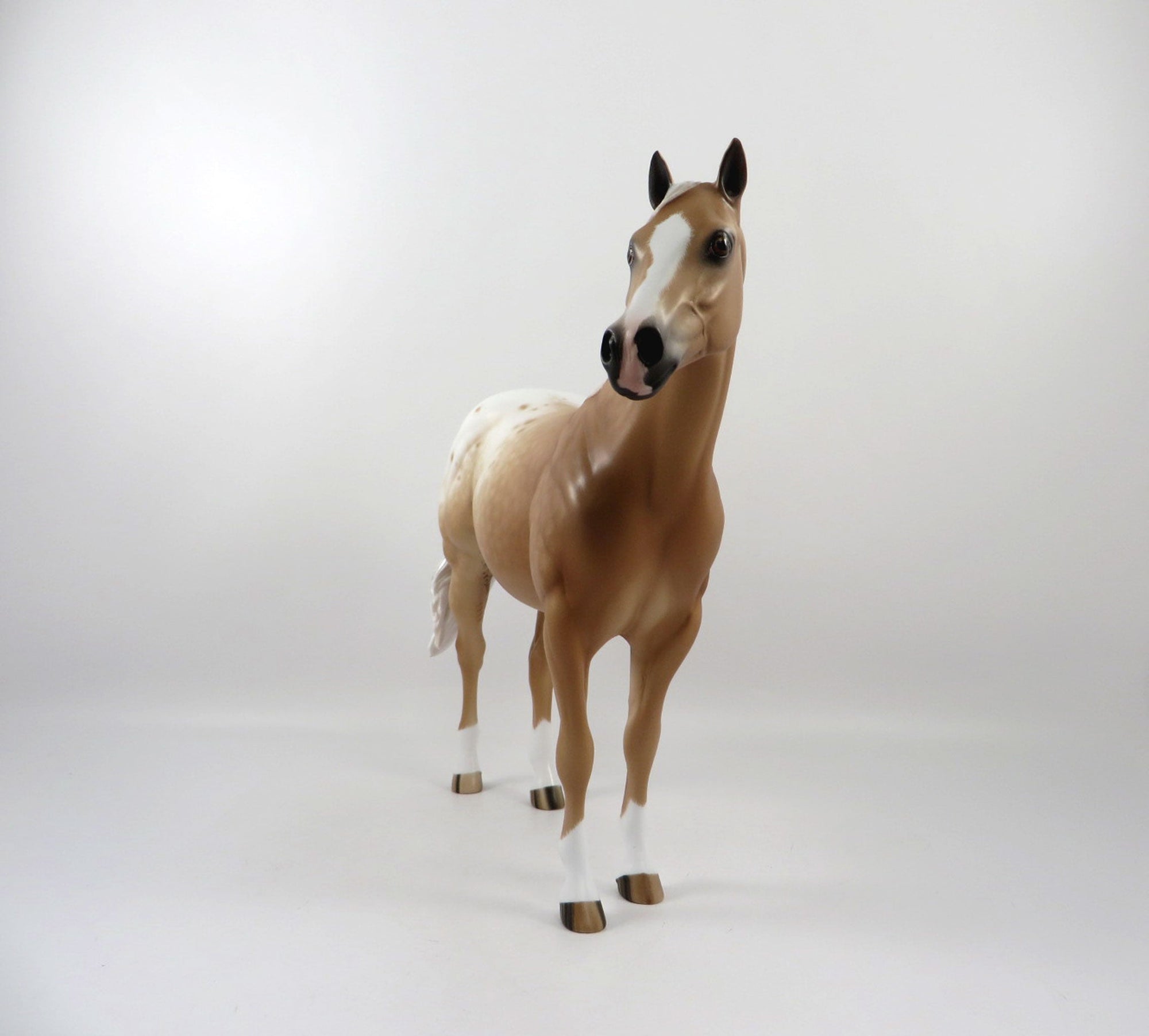 Ludlow-OOAK Dapple Palomino Appaloosa ISH  Painted By Sheryl Leisure
