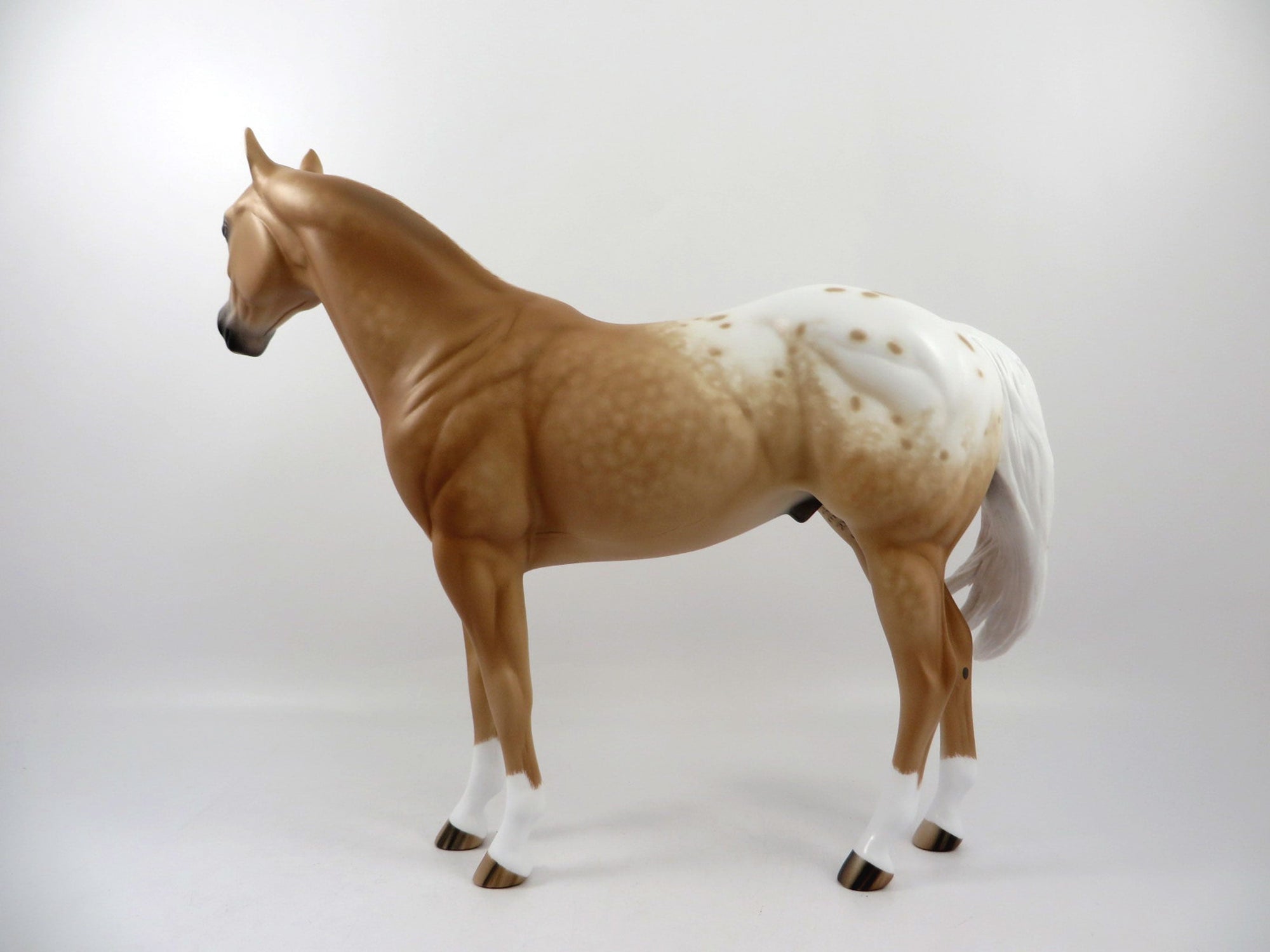 Ludlow-OOAK Dapple Palomino Appaloosa ISH  Painted By Sheryl Leisure