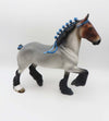 Ludwig - OOAK - Bay Roan Trotting Drafter By Angela Marleau - SHCF23