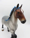 Ludwig - OOAK - Bay Roan Trotting Drafter By Angela Marleau - SHCF23