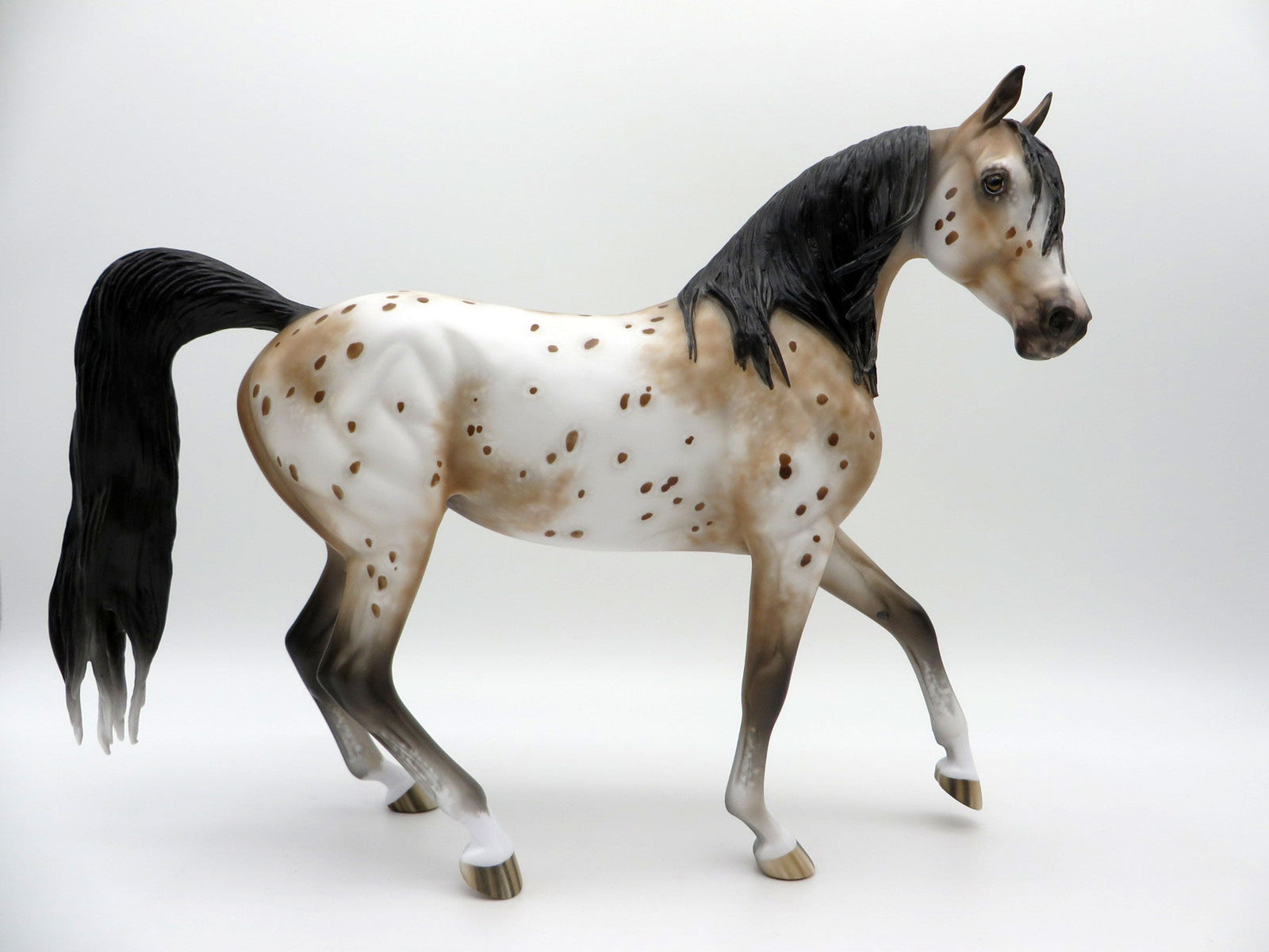 Luv Bug-OOAK Appaloosa Arabian Mare Painted By Sheryl Leisure 5/17/21