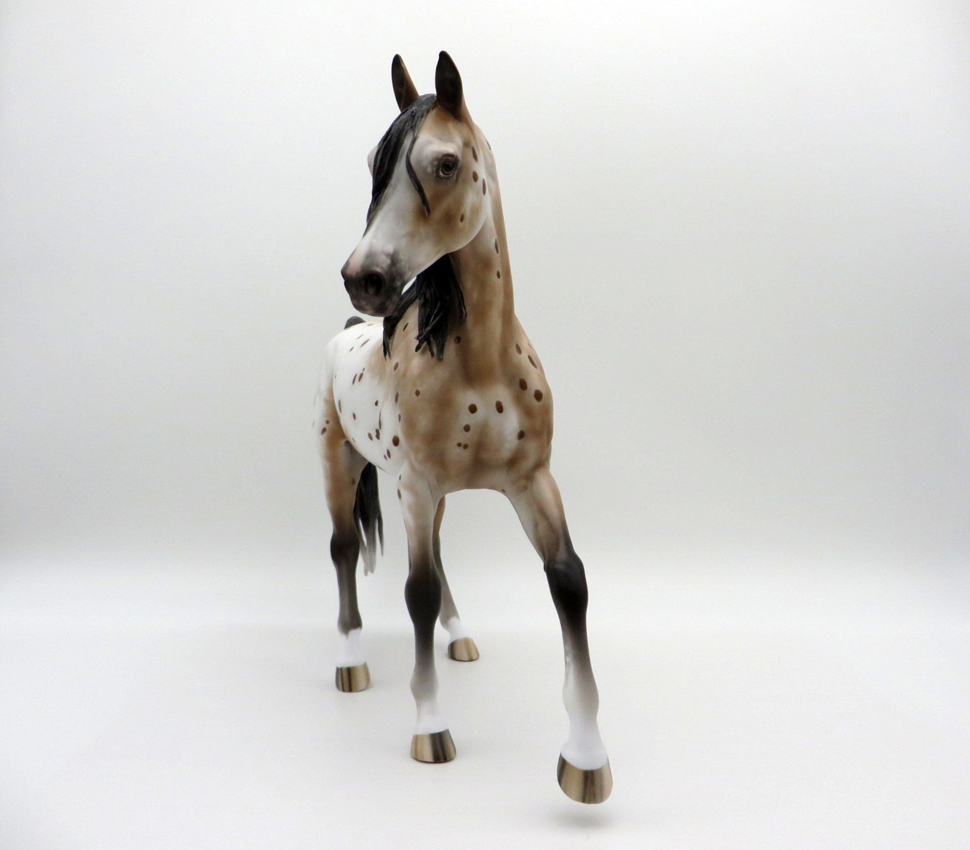 Luv Bug-OOAK Appaloosa Arabian Mare Painted By Sheryl Leisure 5/17/21