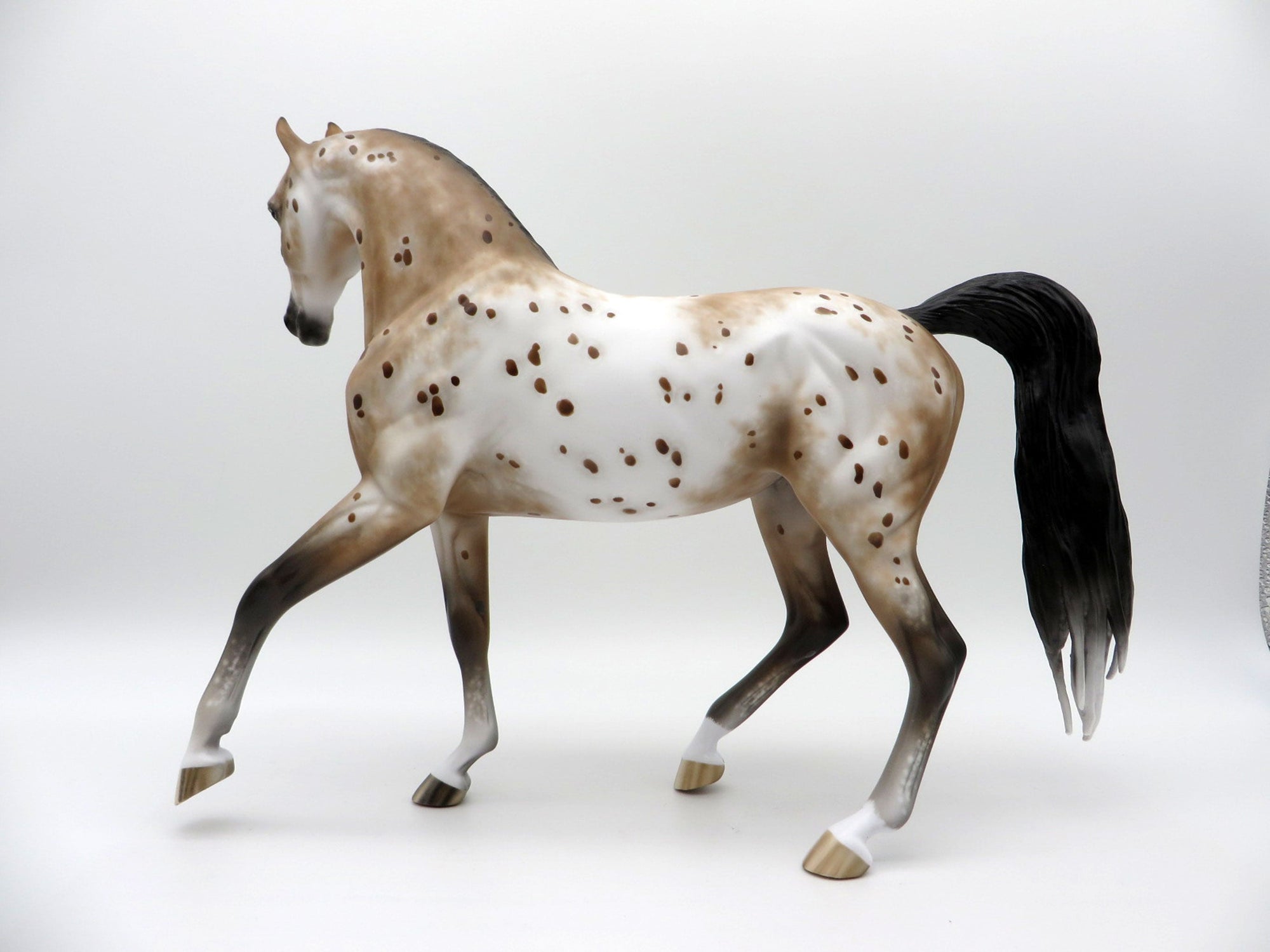 Luv Bug-OOAK Appaloosa Arabian Mare Painted By Sheryl Leisure 5/17/21