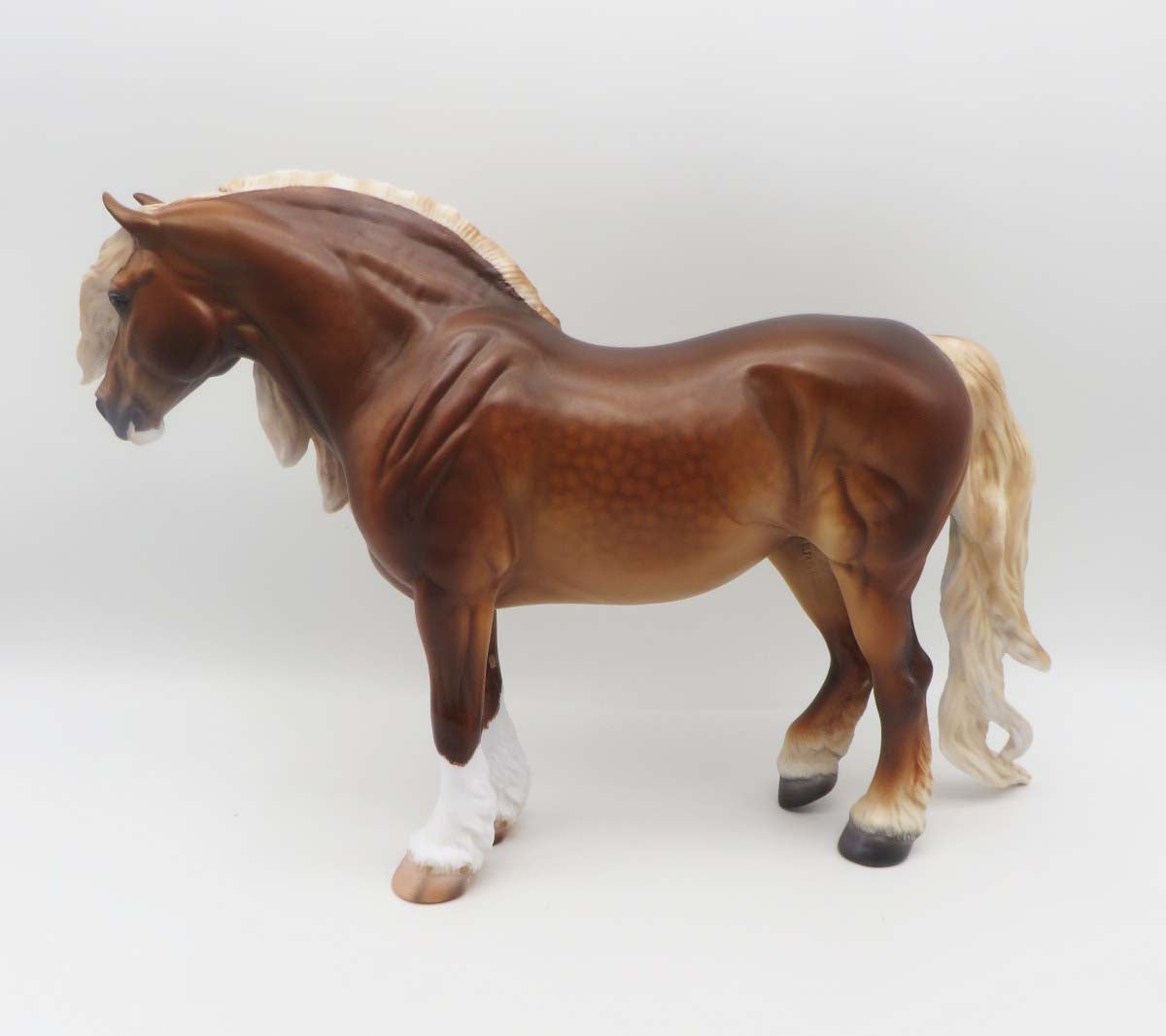 Lynott - OOAK - Dappled Sorrel Heavy Draft By Caroline Boydston BEST OFFER 3/13/23