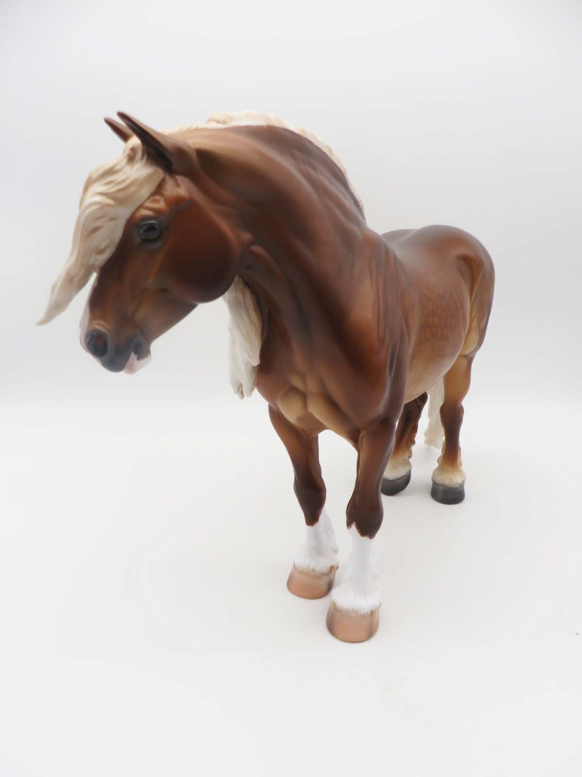 Lynott - OOAK - Dappled Sorrel Heavy Draft By Caroline Boydston BEST OFFER 3/13/23