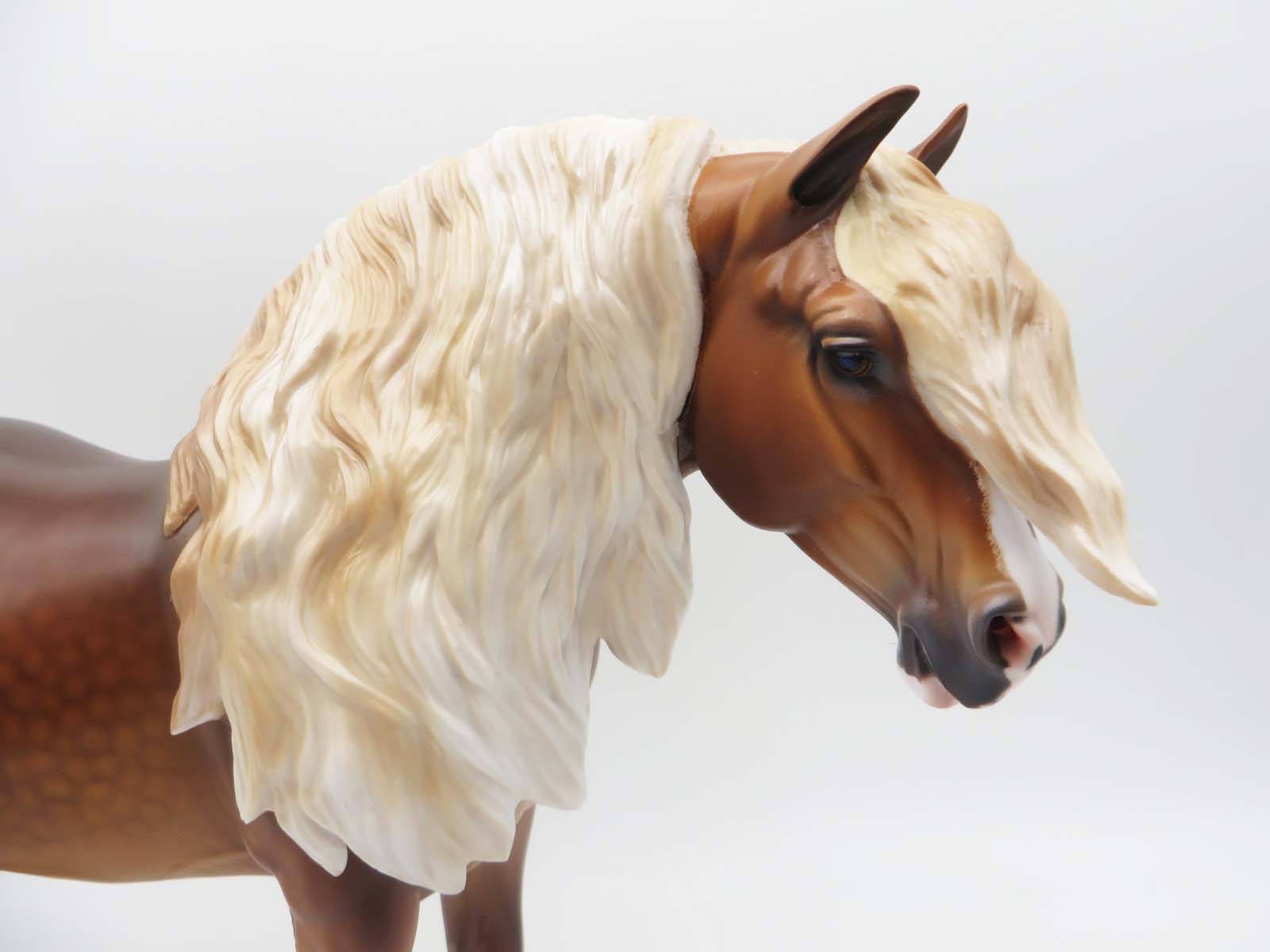 Lynott - OOAK - Dappled Sorrel Heavy Draft By Caroline Boydston BEST OFFER 3/13/23