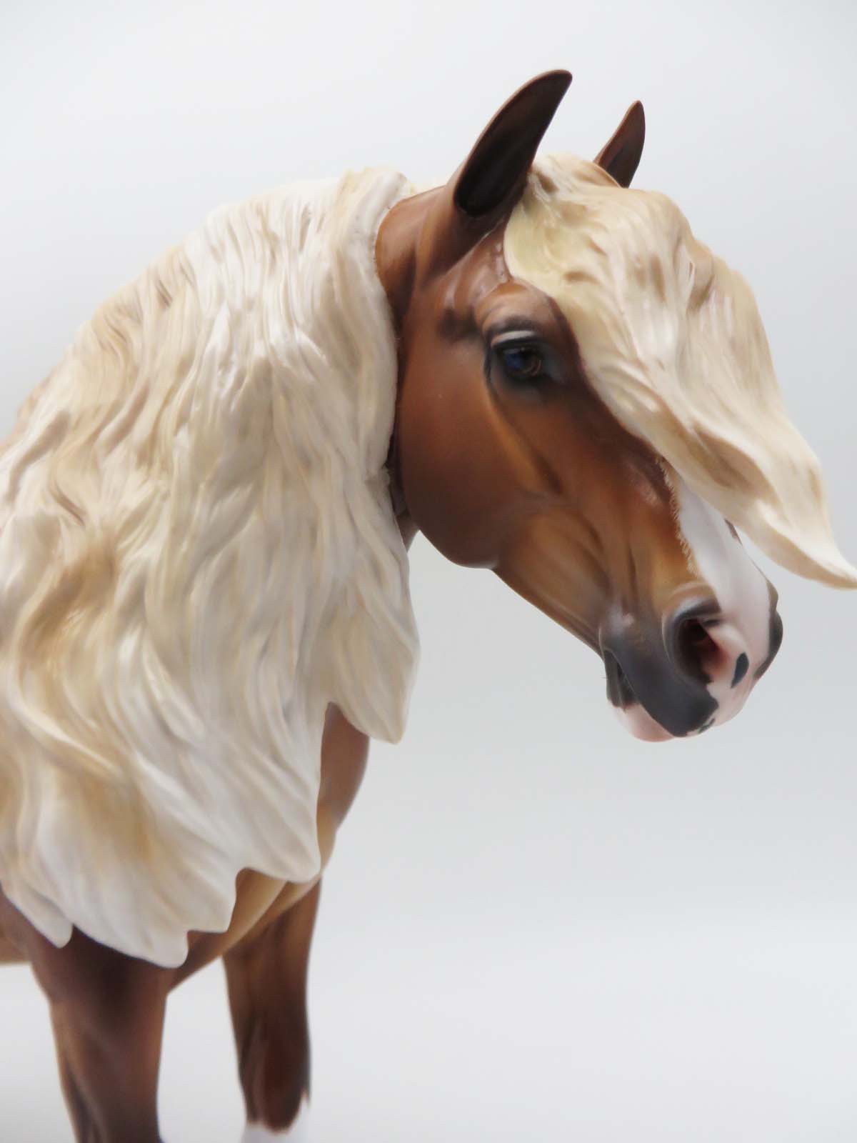 Lynott - OOAK - Dappled Sorrel Heavy Draft By Caroline Boydston BEST OFFER 3/13/23