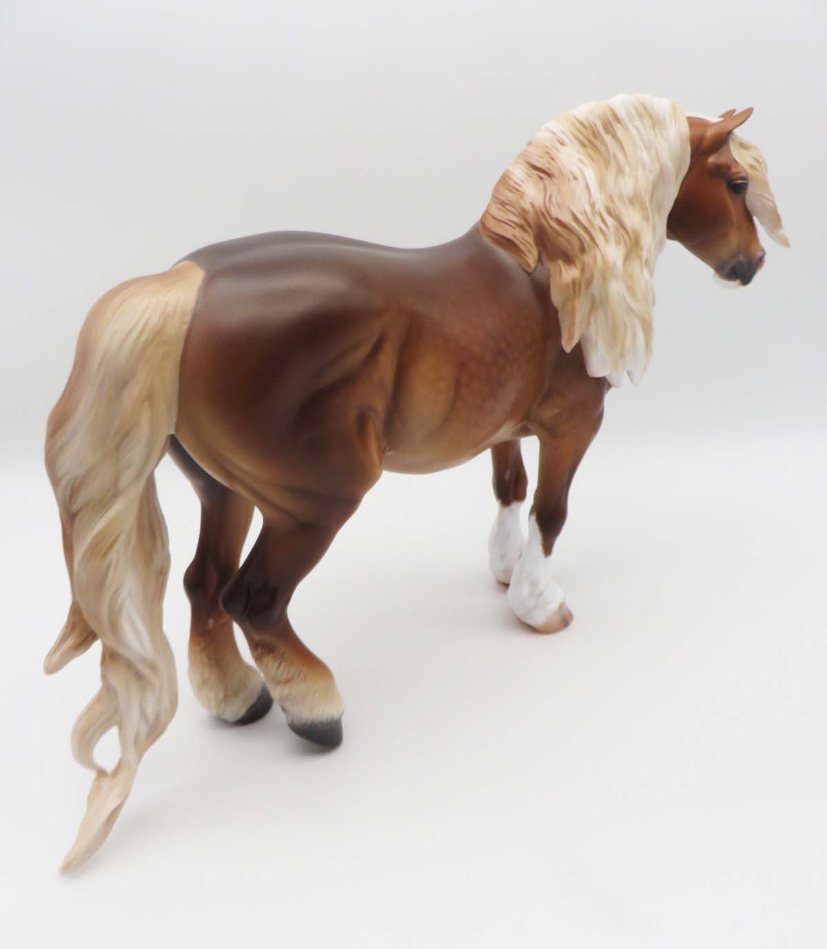 Lynott - OOAK - Dappled Sorrel Heavy Draft By Caroline Boydston BEST OFFER 3/13/23