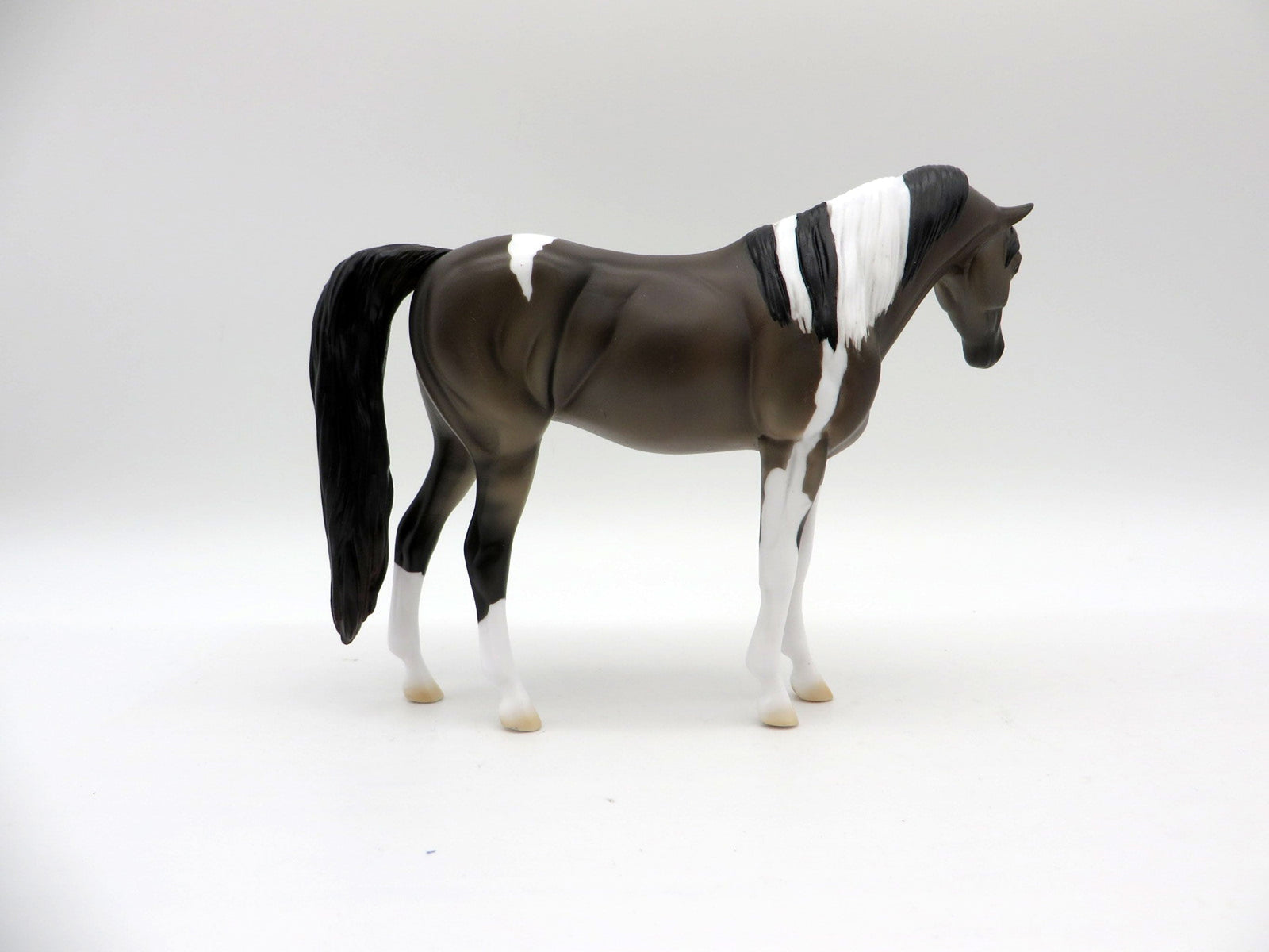 Lyric-OOAK Grulla Pint  Arabian Mare Pebbles Painted by Ellen Robbins EQ 21